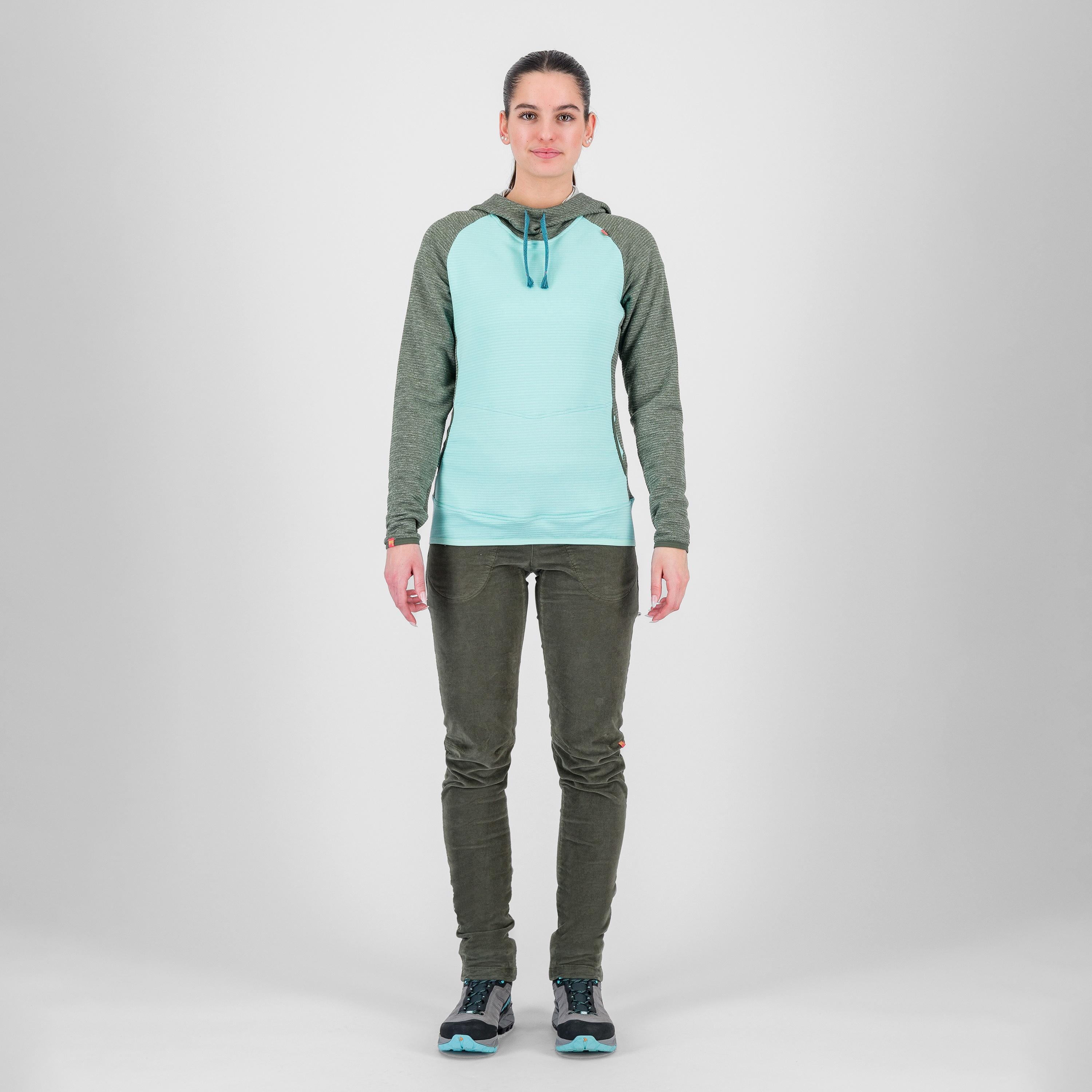 Camoscio w hoodie - aqua sky/thyme - karpos