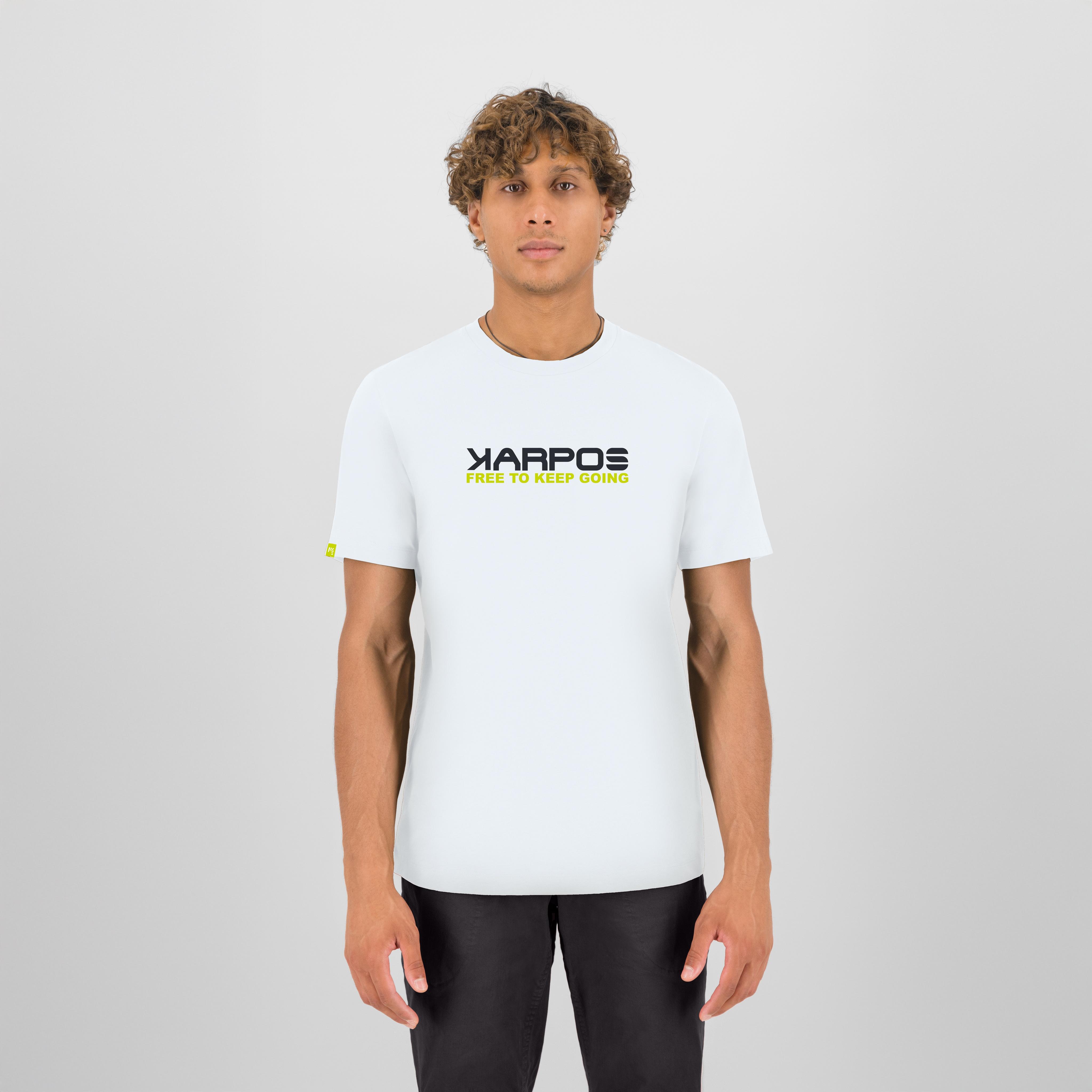 Loma cotton t-shirt - bright white - karpos