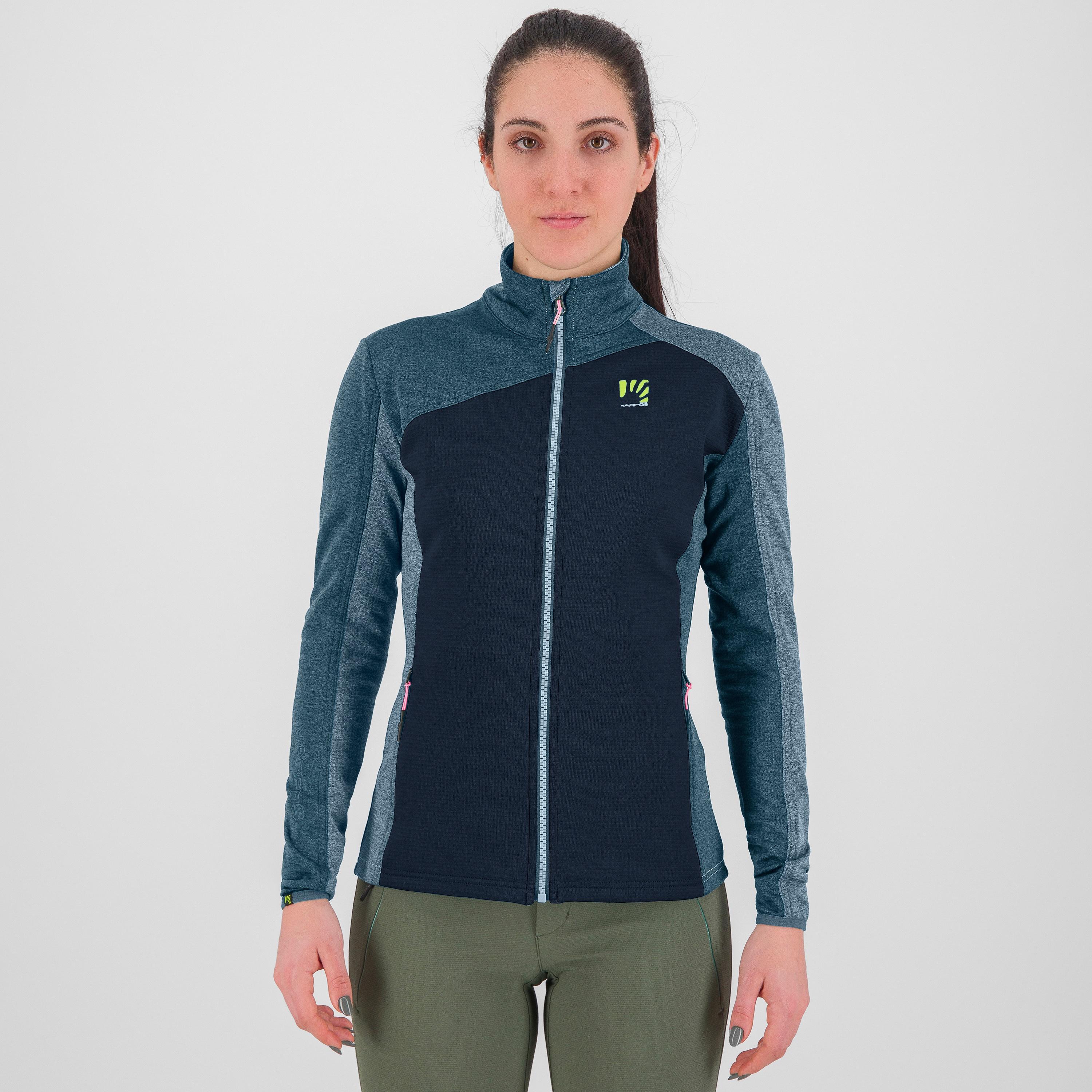 Federa full-zip w fleece - vulcan/bering sea/mountain spr - karpos