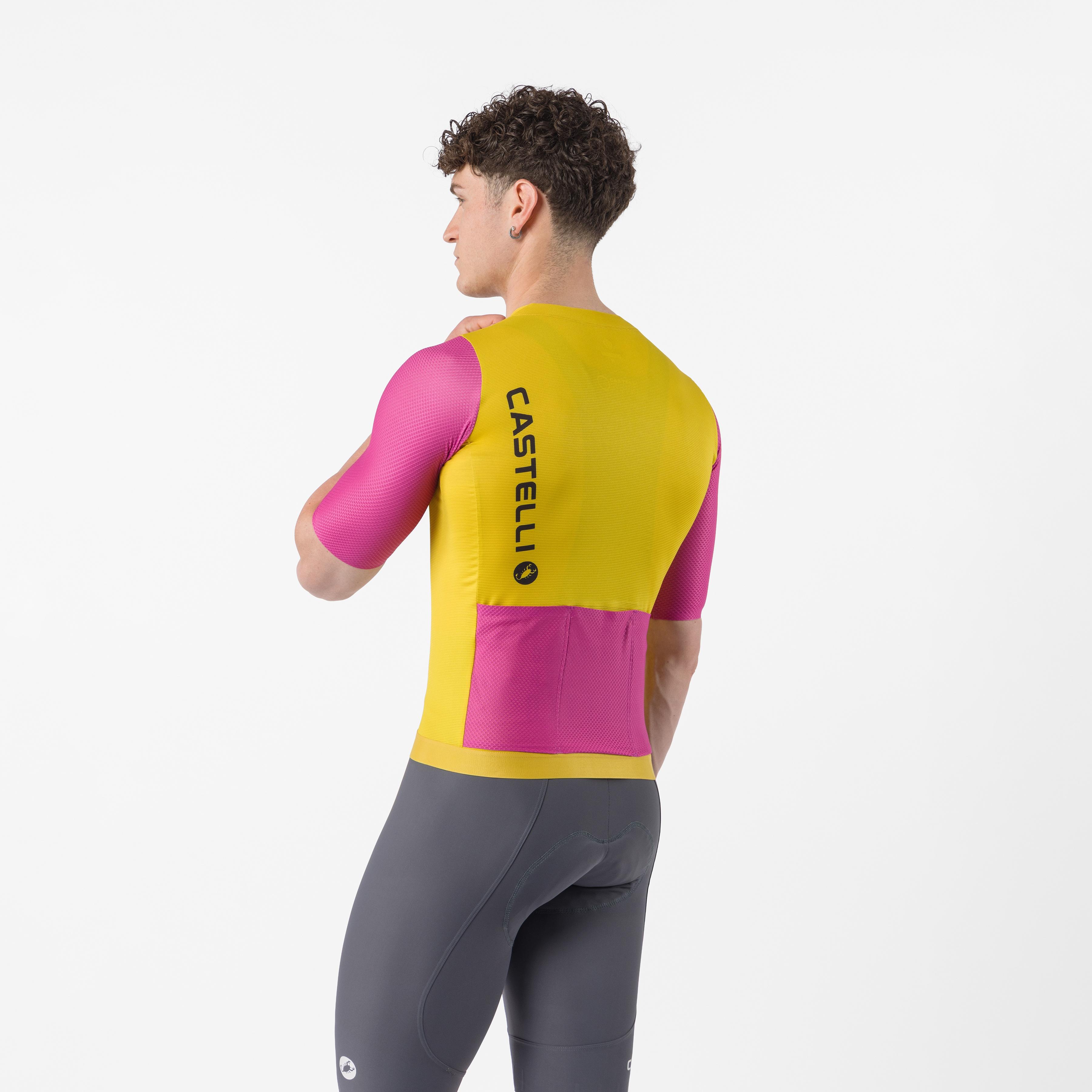 Corretto jersey - mango mojito/violet pink-black - castelli