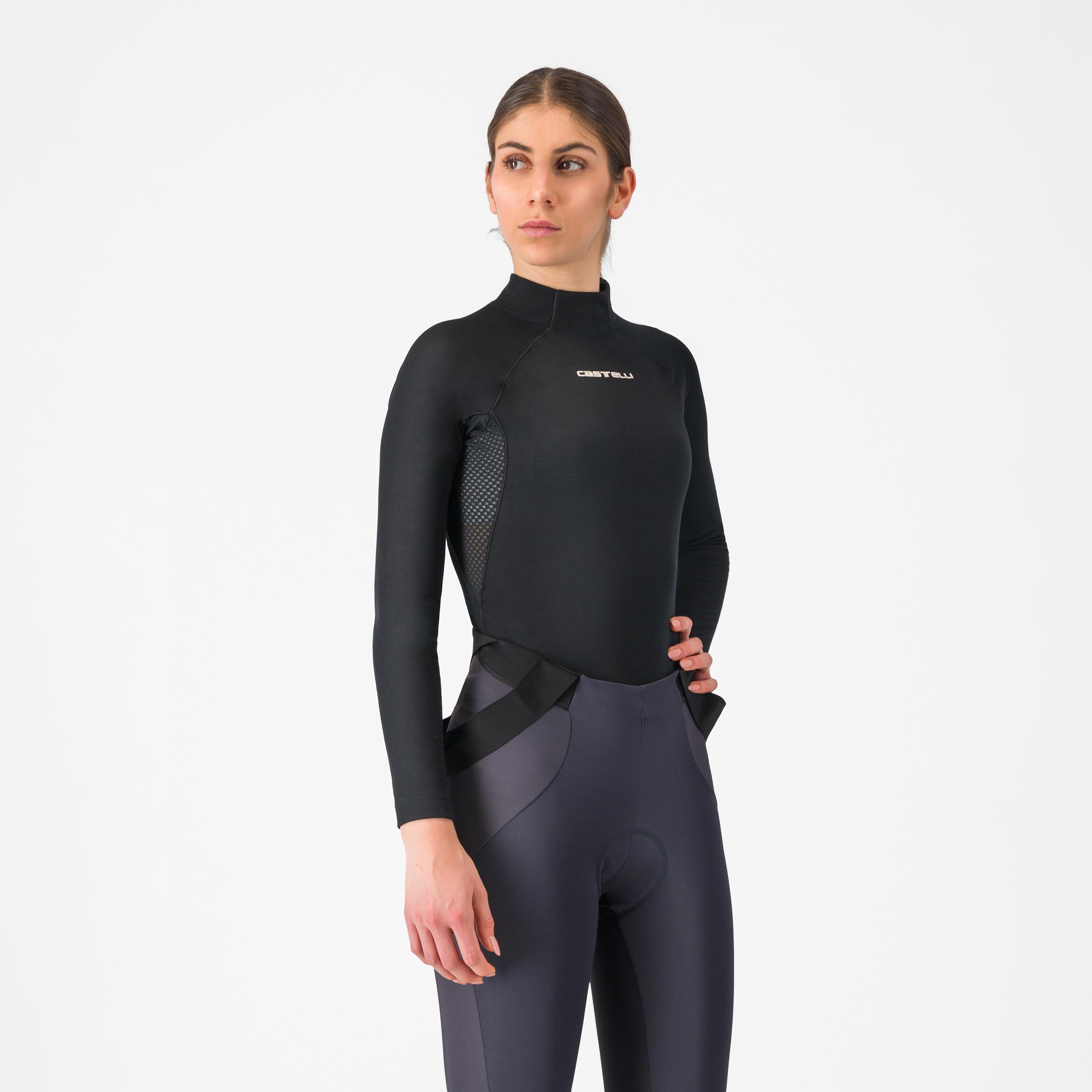 Flanders 2 warm w long sleeve - black - castelli