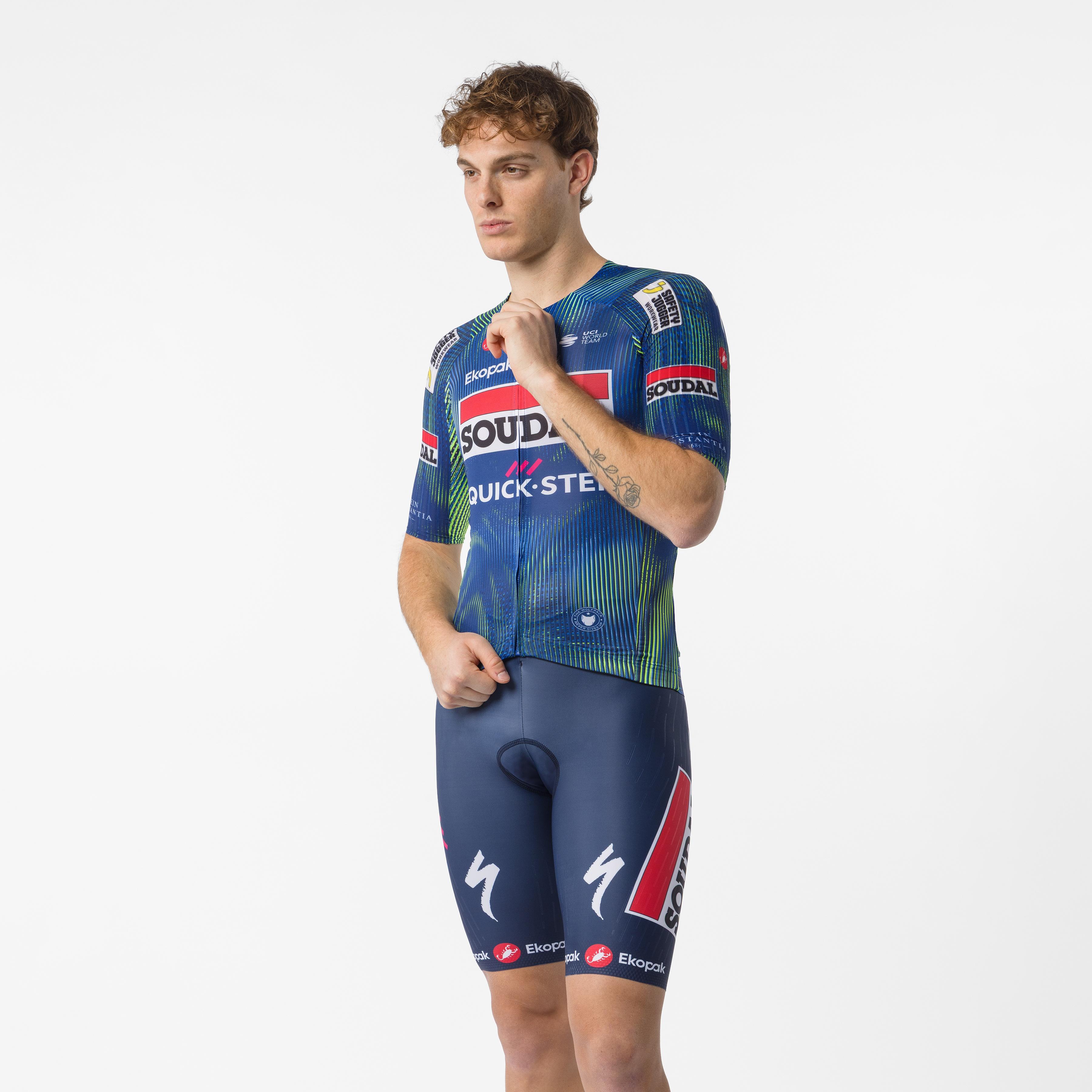 Free aero race s bibshort - belgian blue - castelli