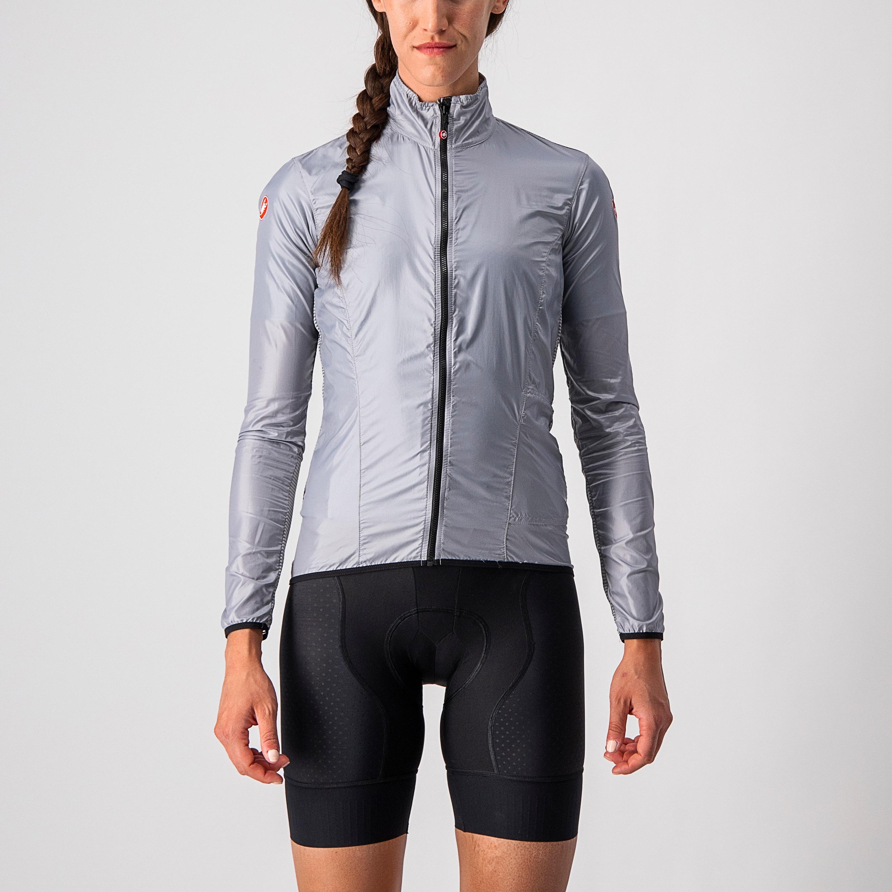 Aria shell w jacket - silver gray - castelli
