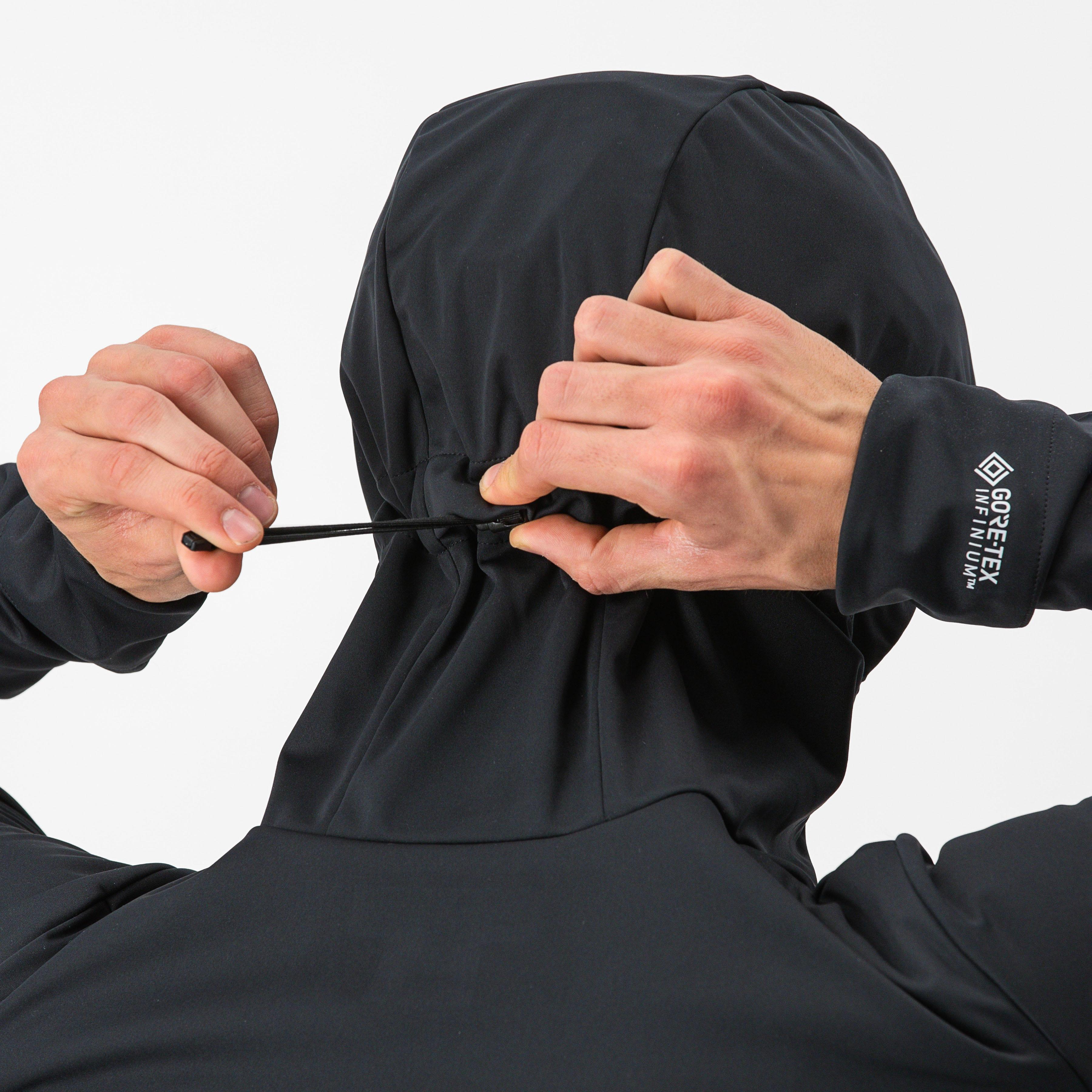 Trail hoodie jacket - light black - castelli