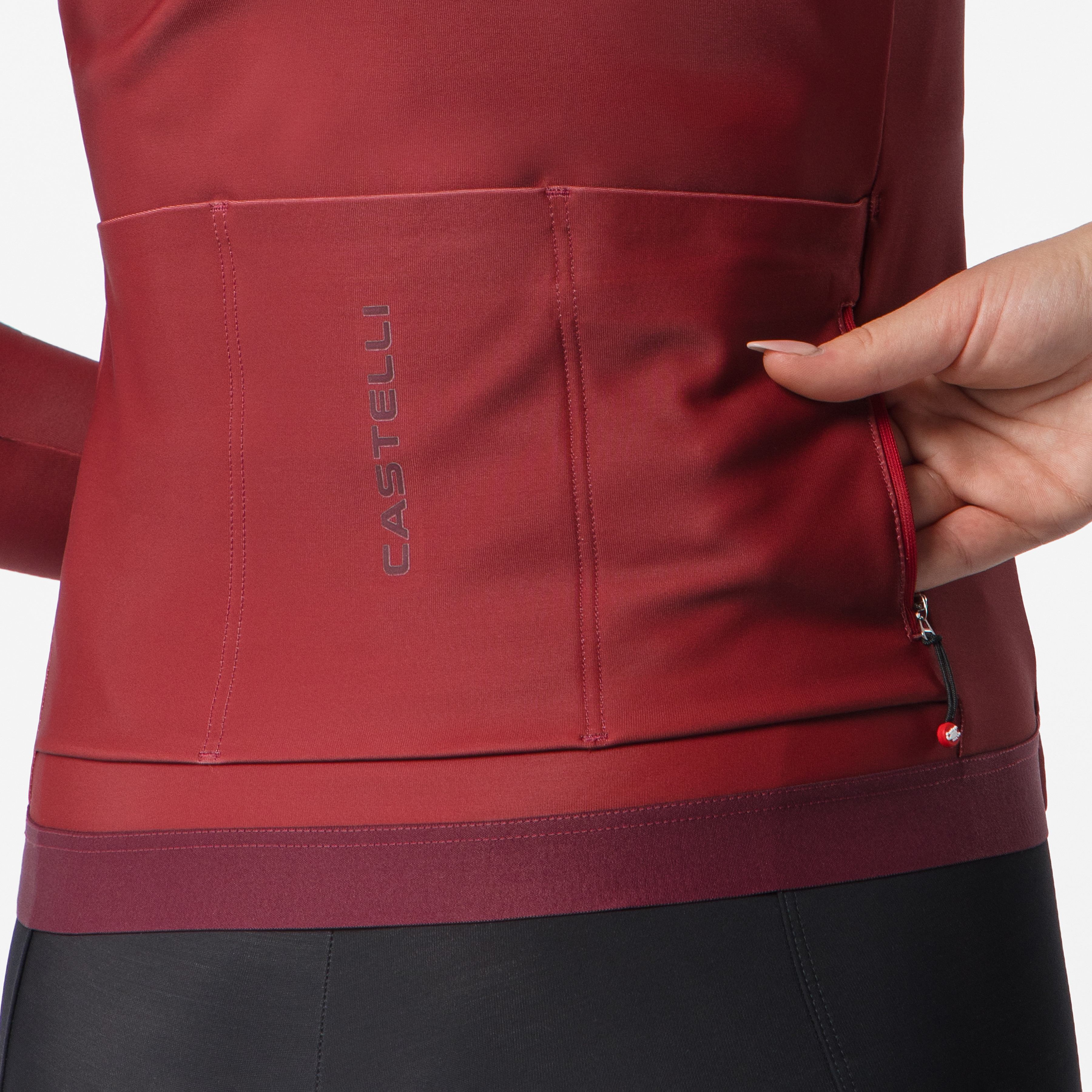 Espresso thermal 2 w jersey - garnet - castelli