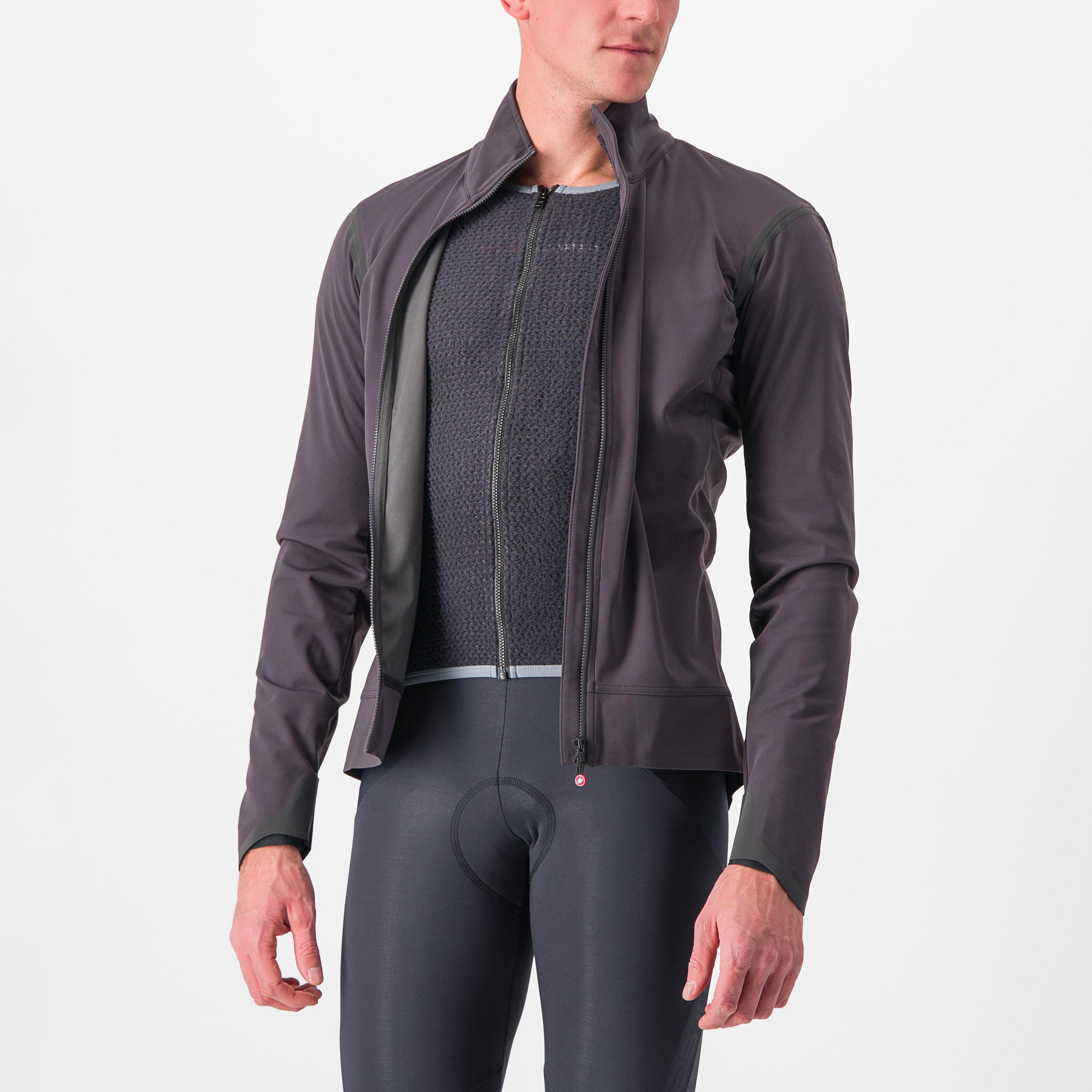 Alpha ultimate insulated jacket - dark gray/black-dark gray - castelli