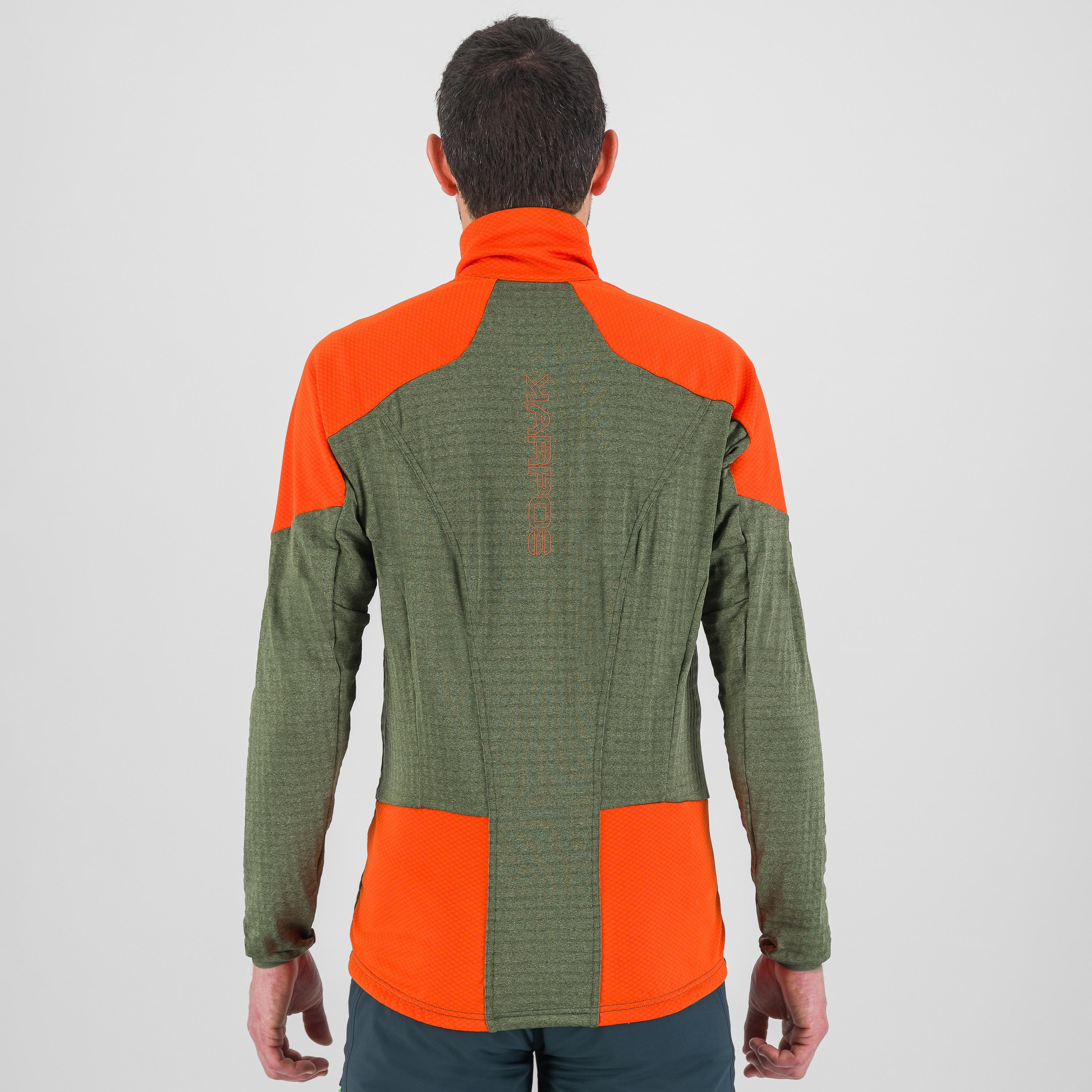 Puez fleece - thyme/spicy ornage - karpos