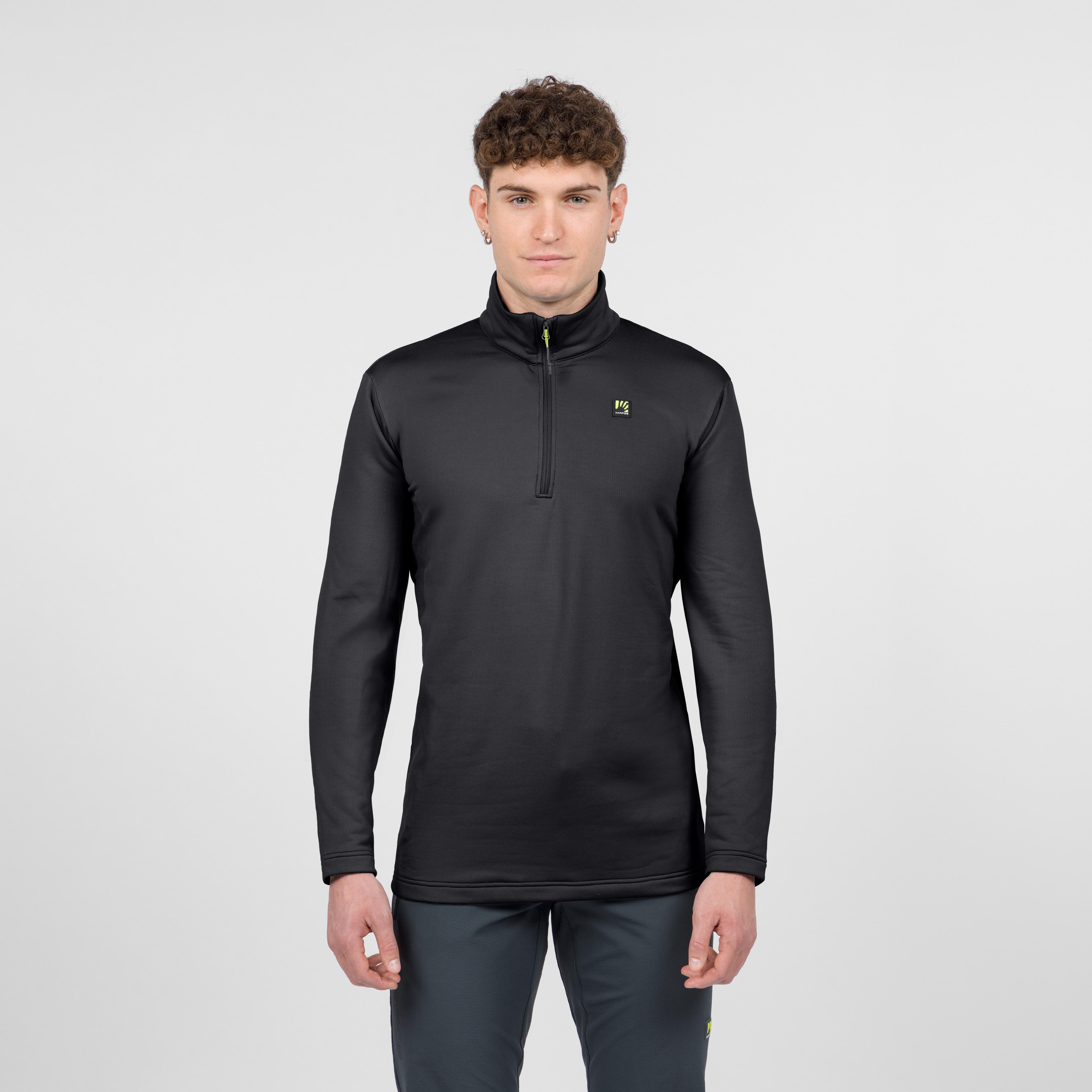 Pizzocco evo half zip fleece - black - karpos