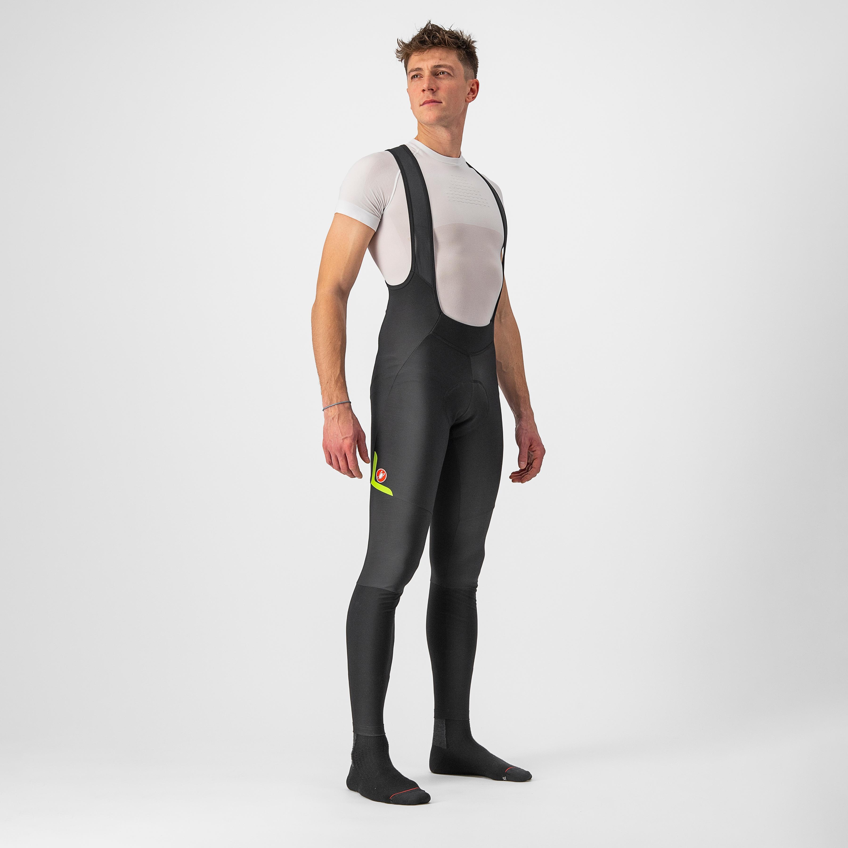 Velocissimo 5 bibtight - black/electric lime reflex - castelli
