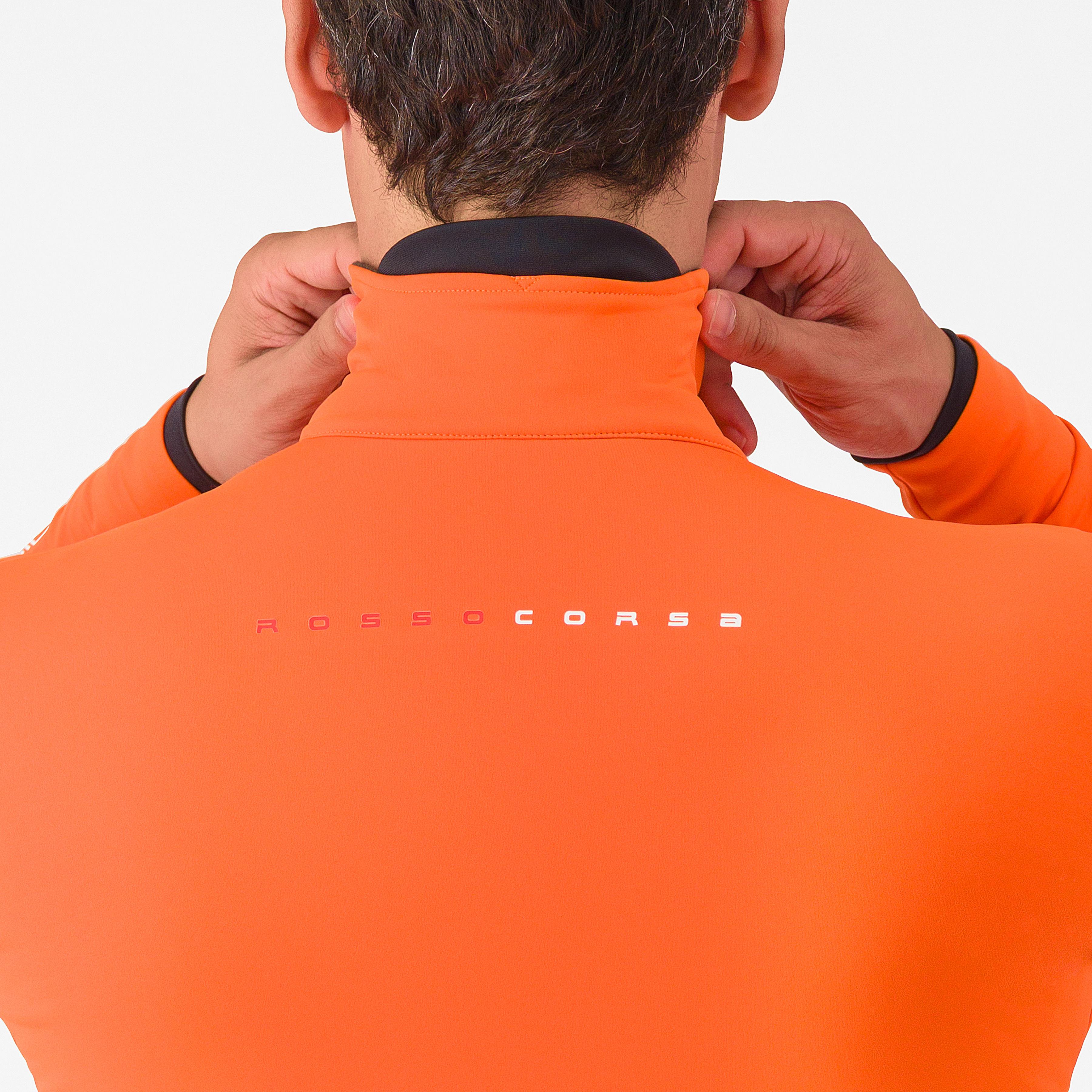 Alpha 150 jacket - brilliant orange/dark gray - castelli