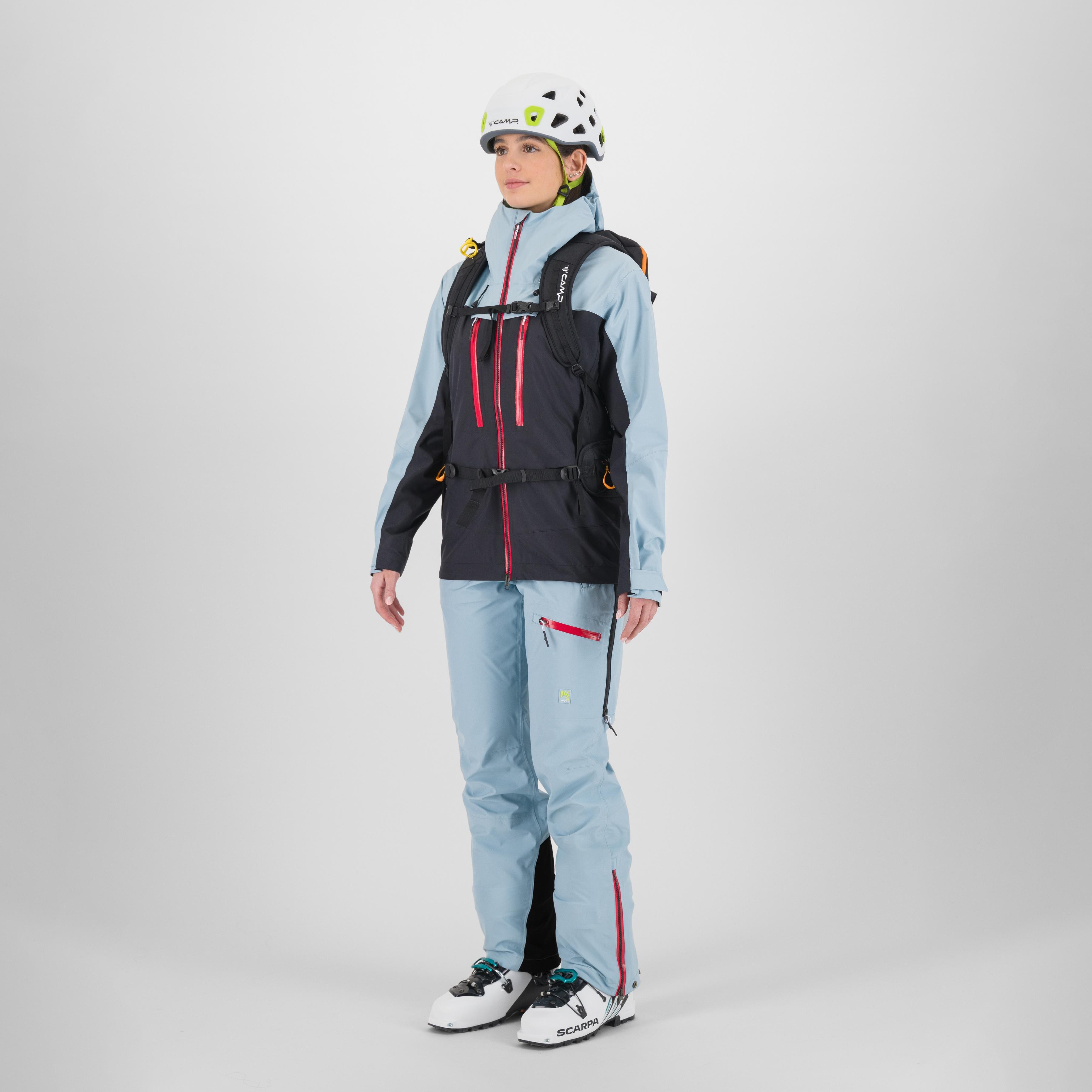 Midi shell w jacket - black/forget - karpos
