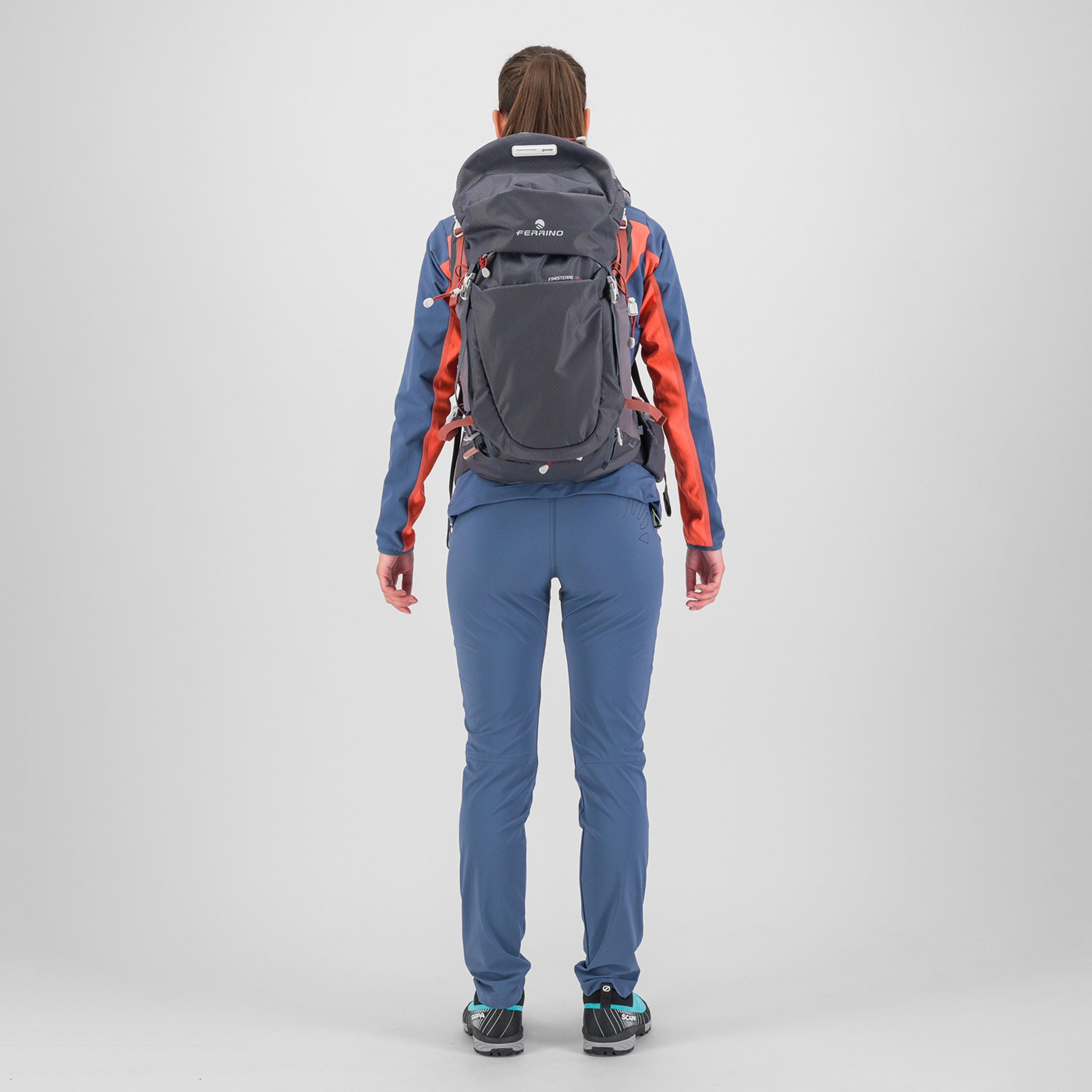 Parete w jacket - hot coral/vintage indigo - karpos