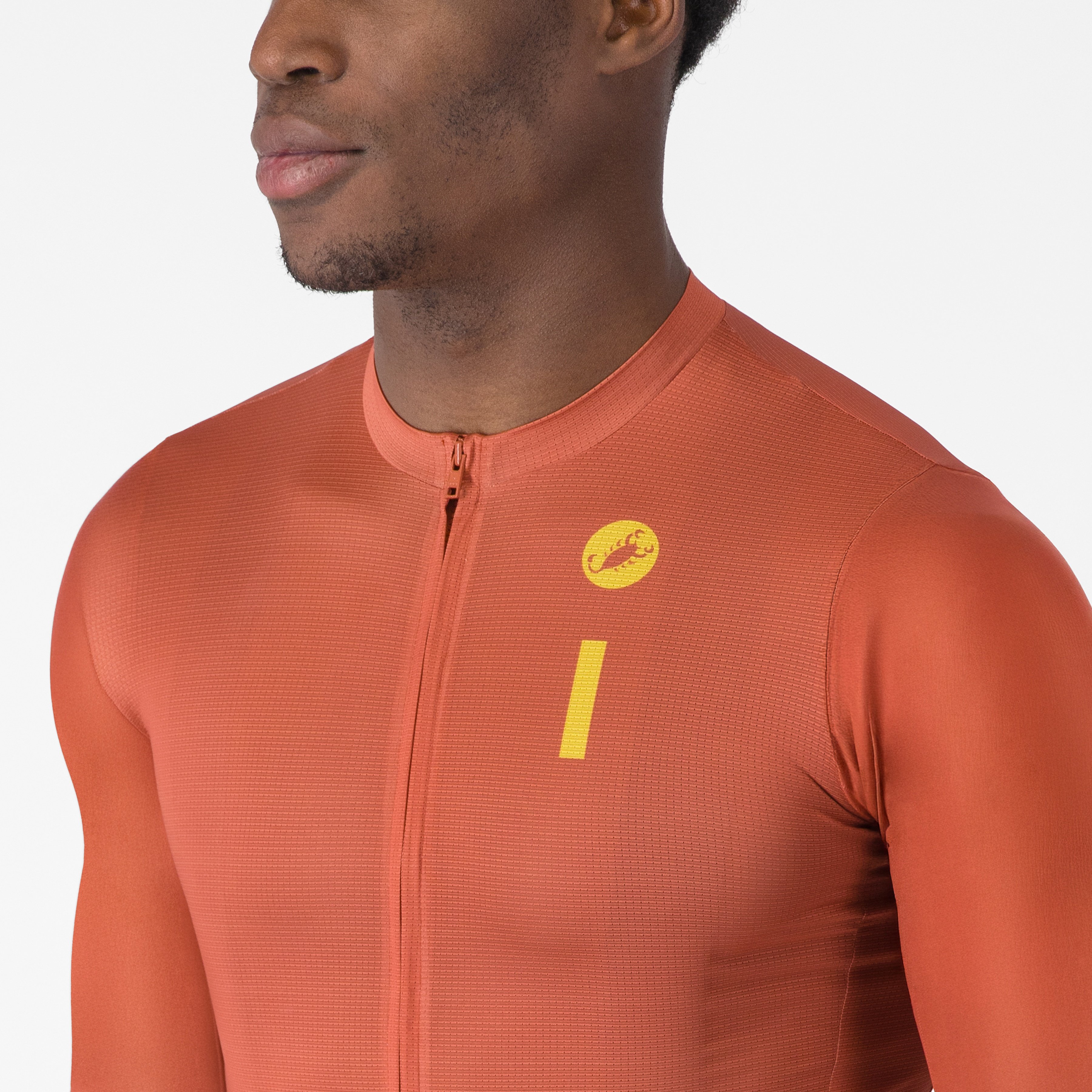 Drittone logo jersey - paprika/mango mojito - castelli
