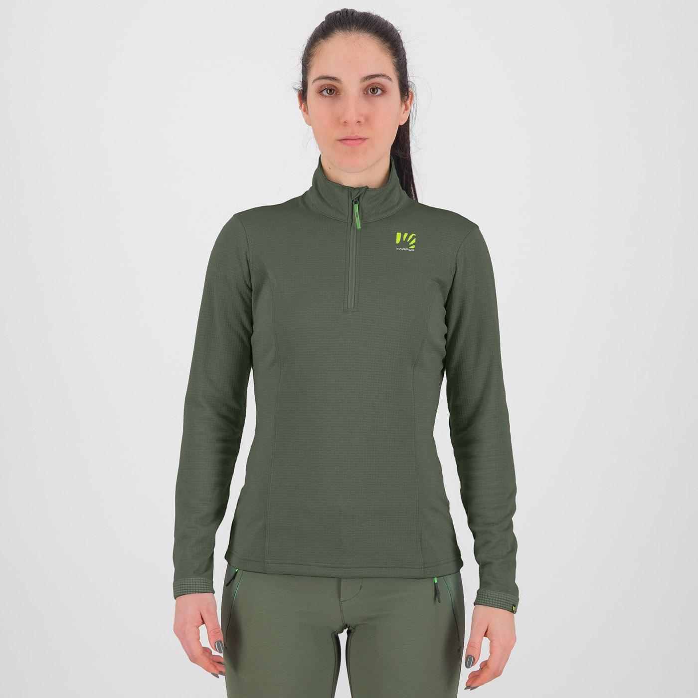 Pizzocco w half zip - thyme - karpos