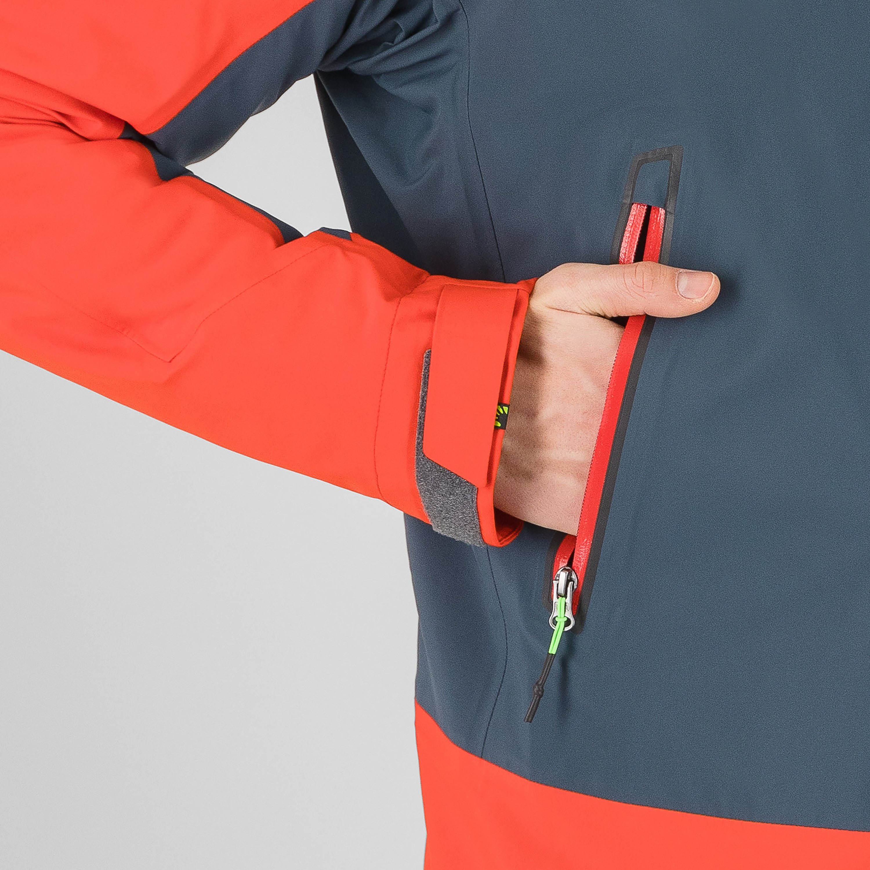 Storm evo jacket - midnight/fiery red - karpos