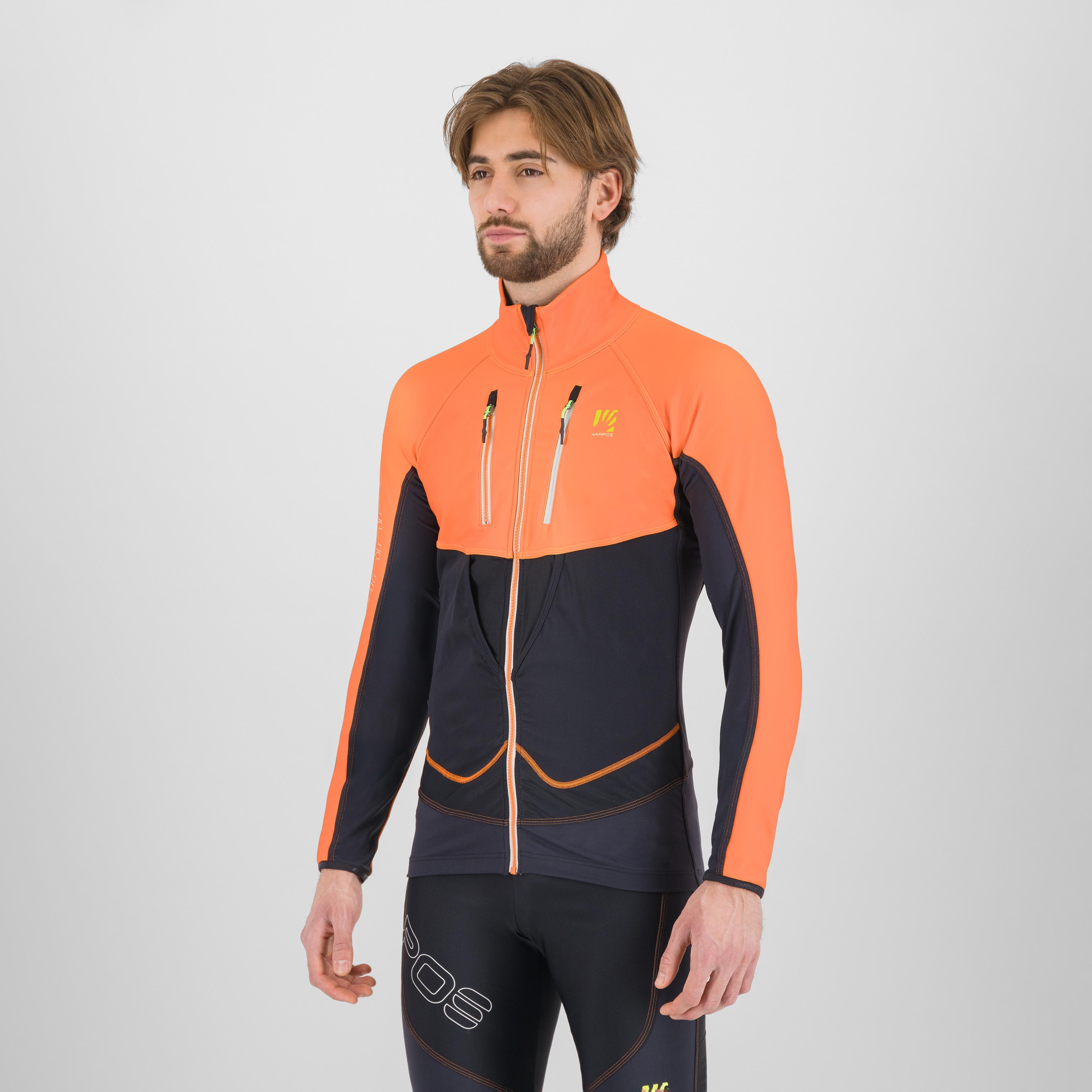 Alagna lite jacket - black/vibr.orange - karpos