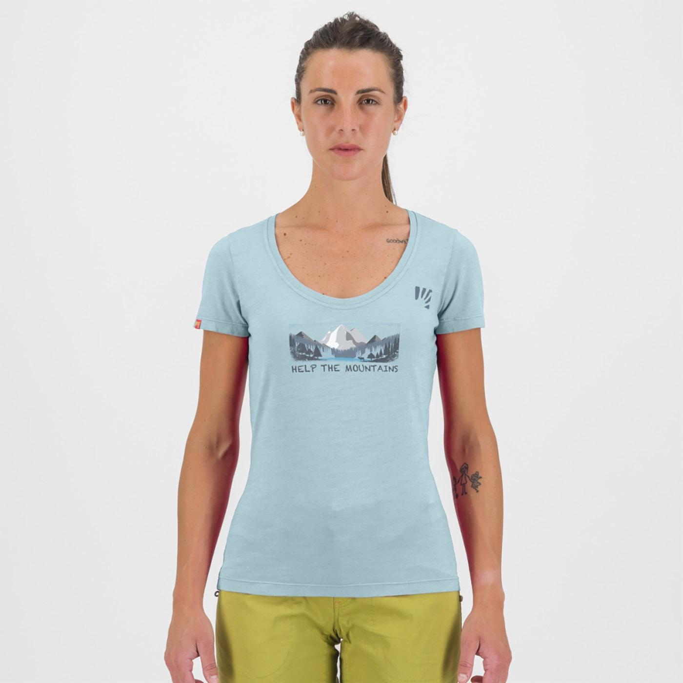 Ambretta w t-shirt - aquamarine - karpos
