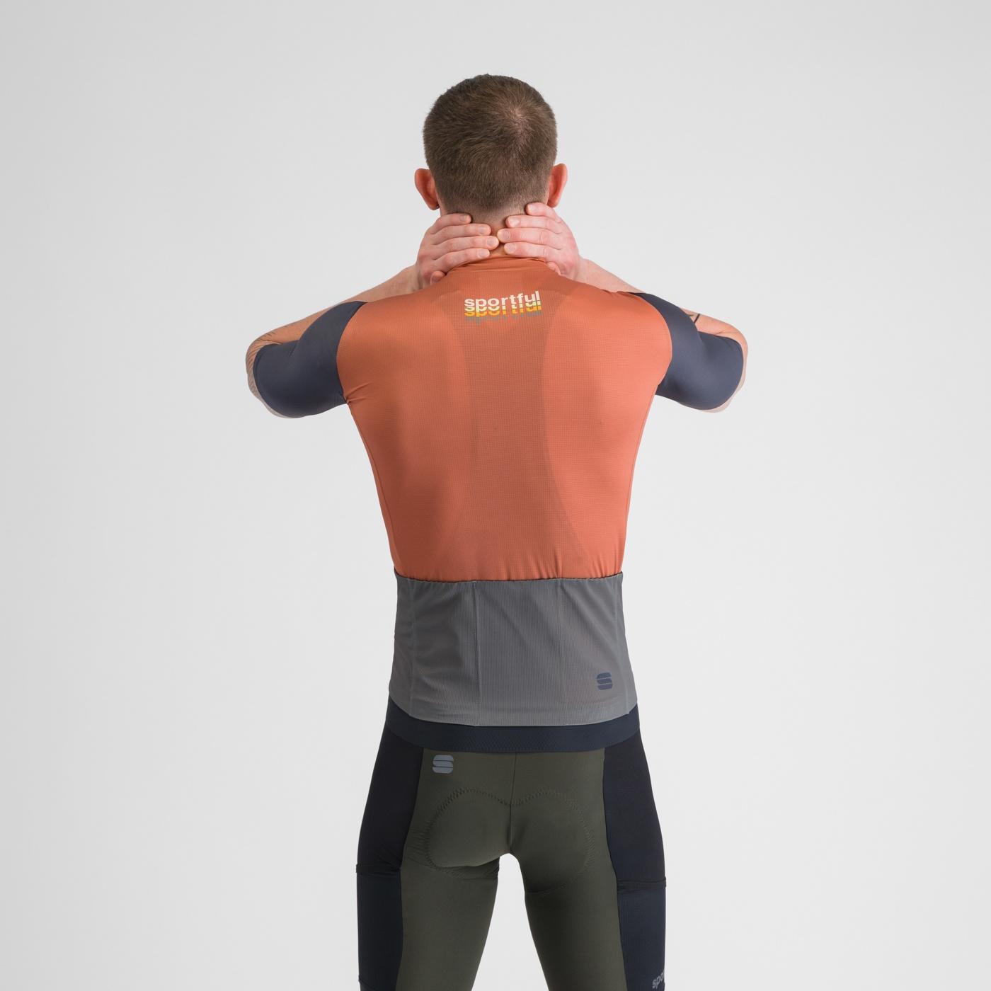 Supergiara 2 logo jersey - sienna glow - sportful