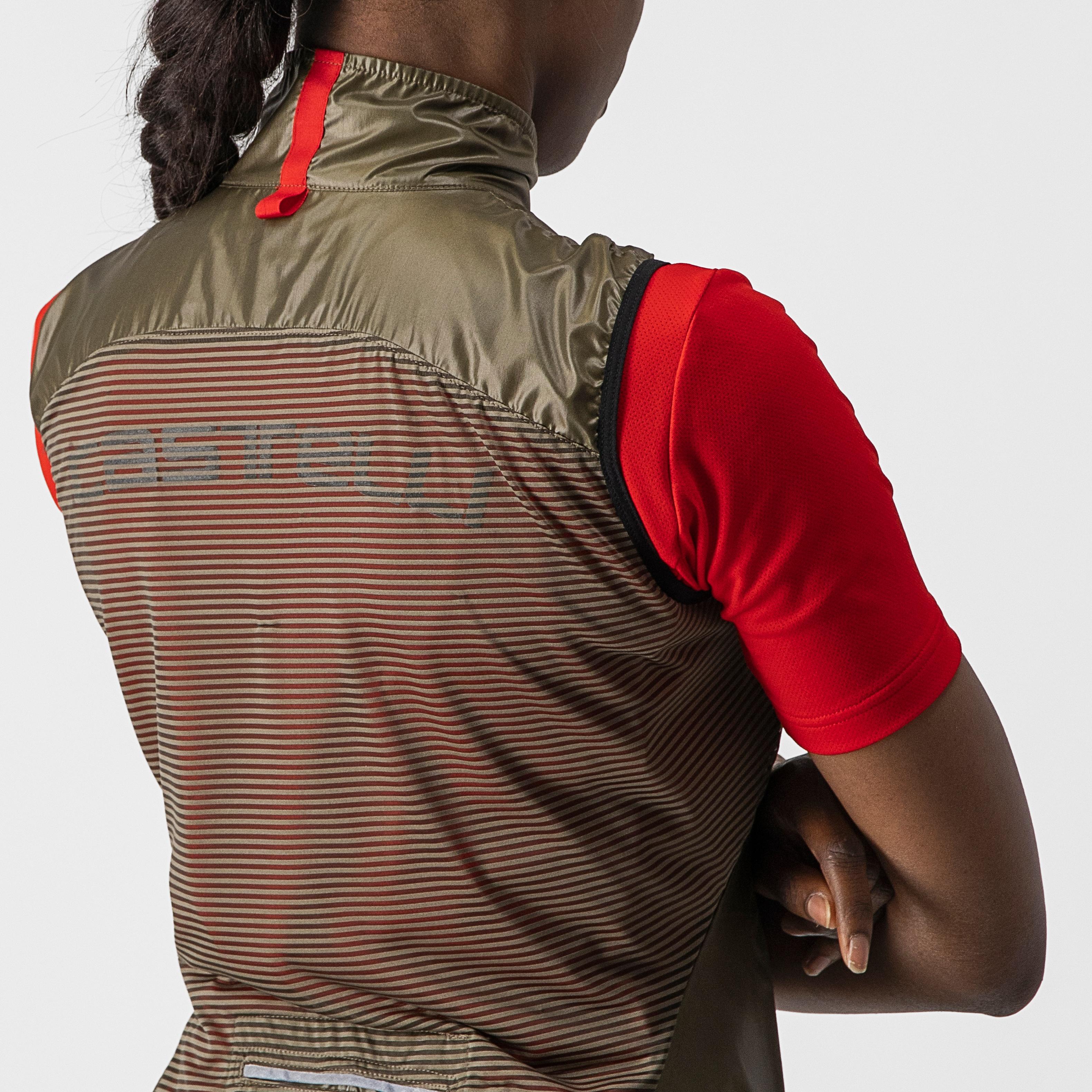 Aria w vest - moss brown - castelli