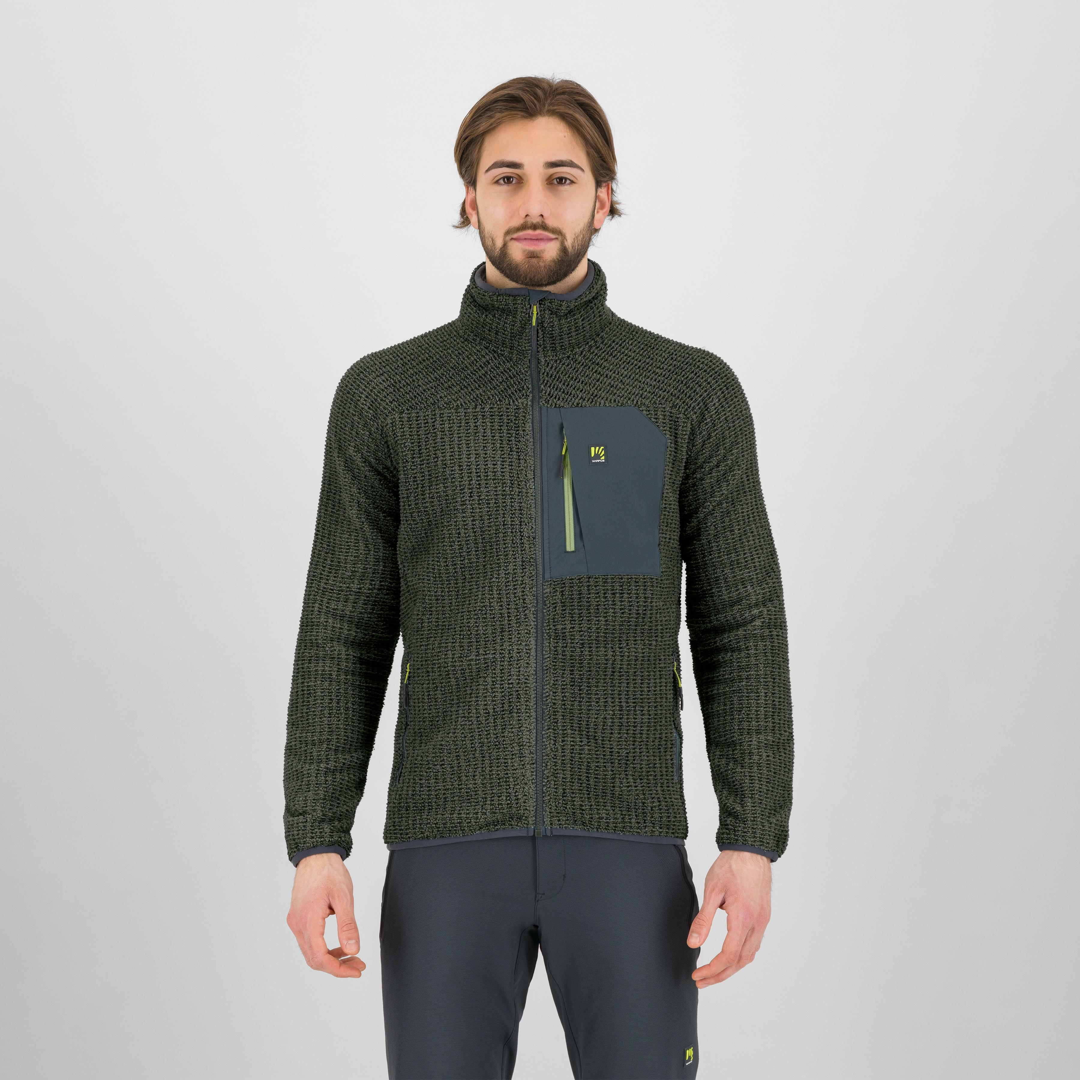 Rocchetta evo fleece - deep depths/woodl.gray - karpos