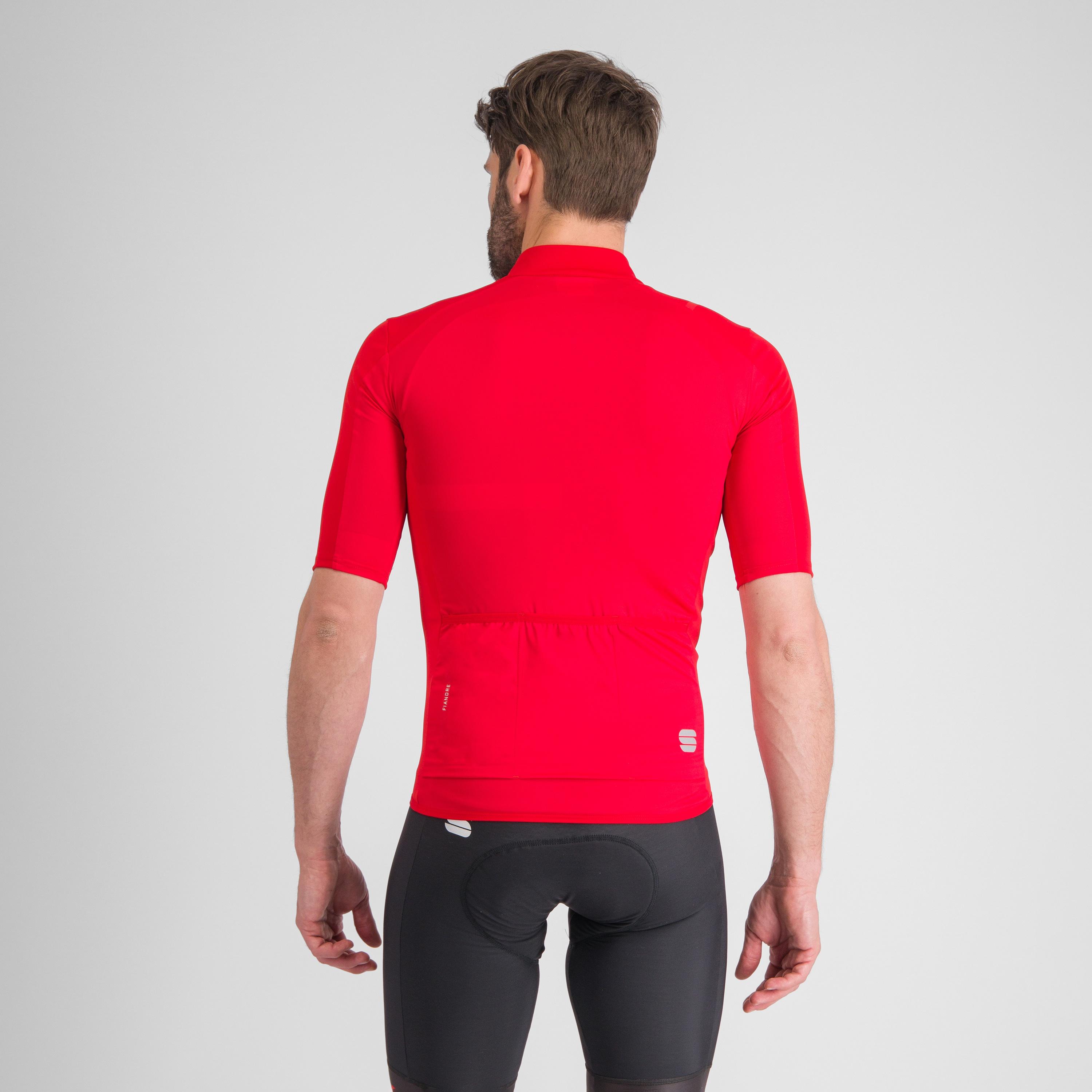 Fiandre light  short sleeve jacket - tango red - sportful