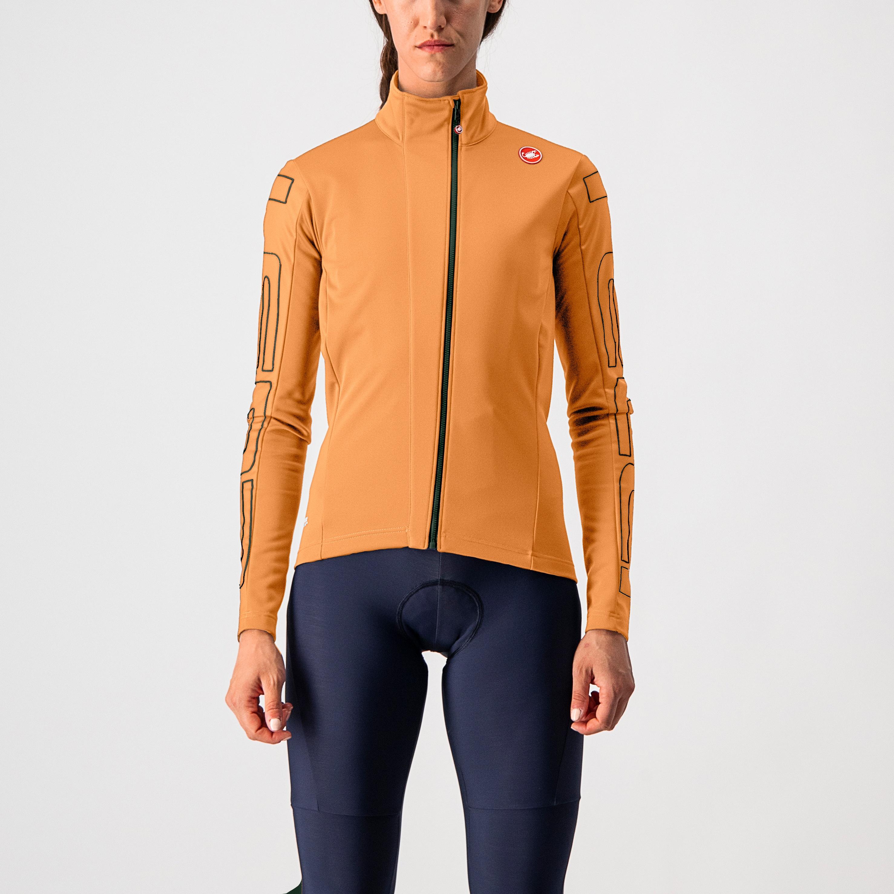 Transition w jacket - melon/military green - castelli