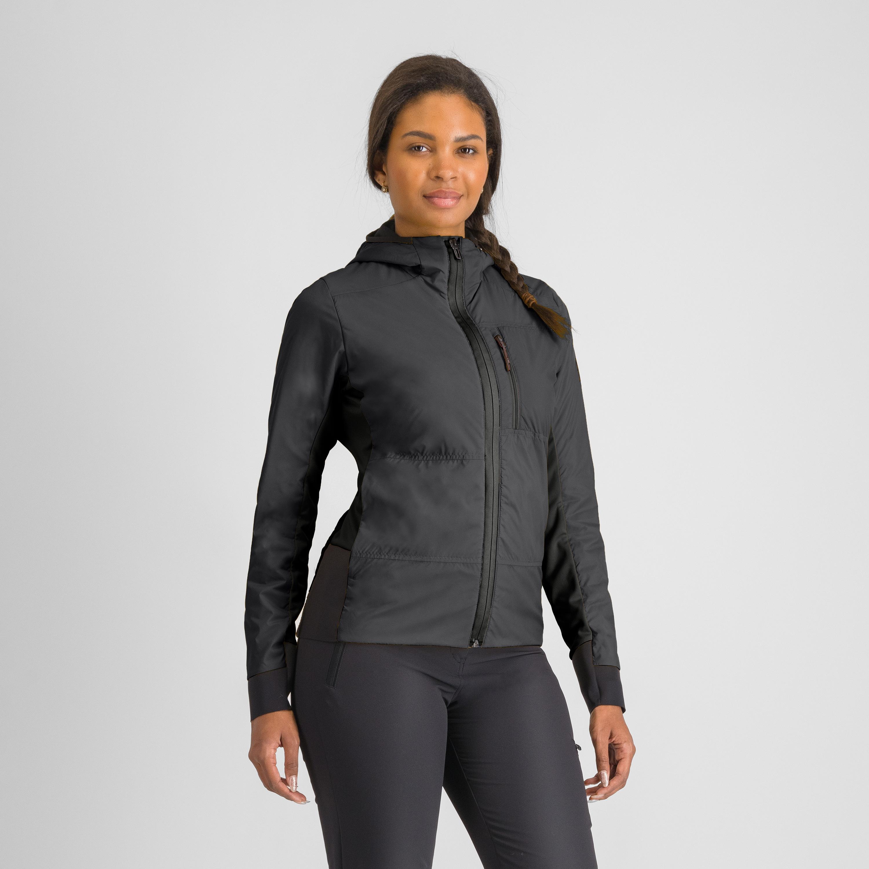 Xplore thermal w jacket - black oyster/black - sportful