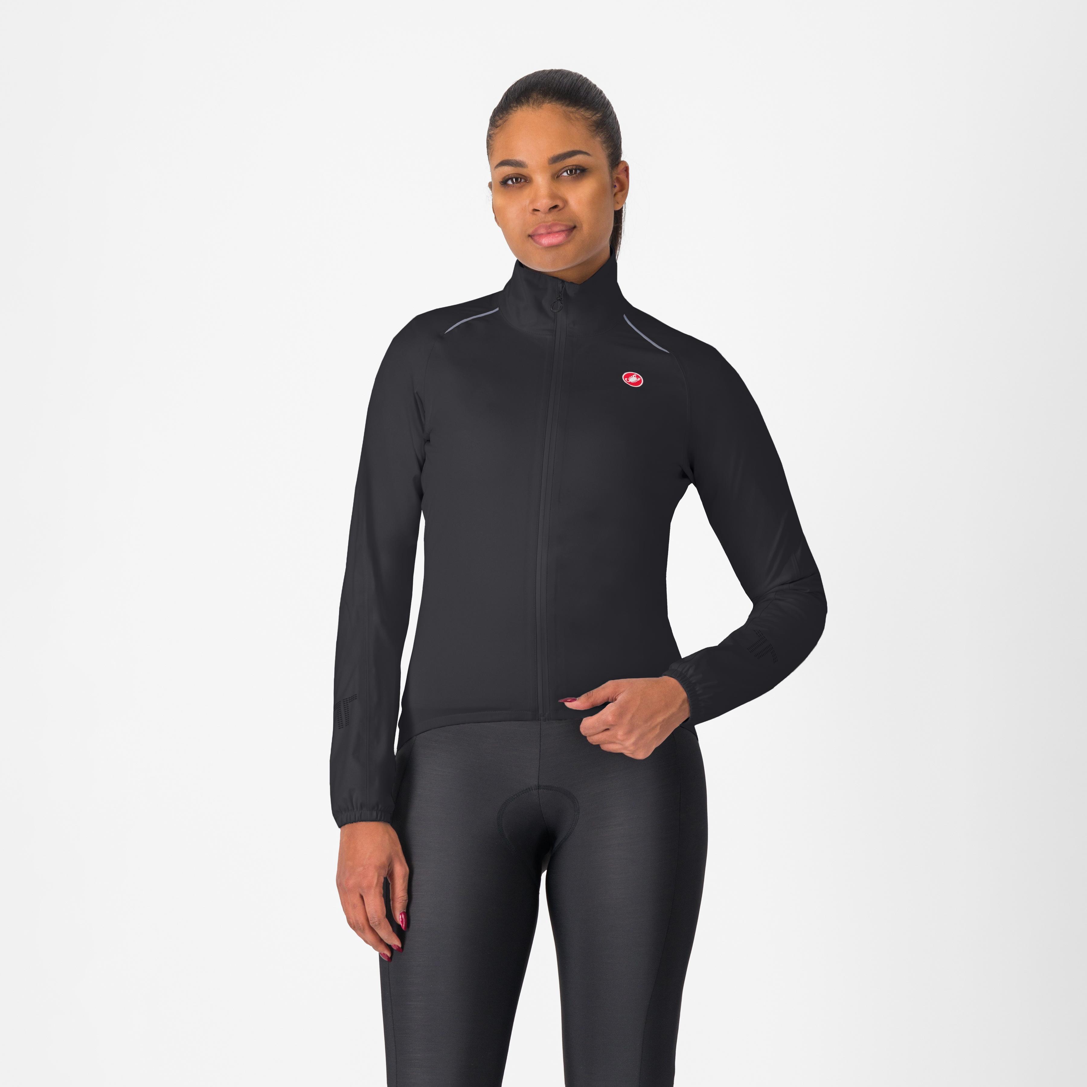Emergency 3 w rain jacket - light black - castelli