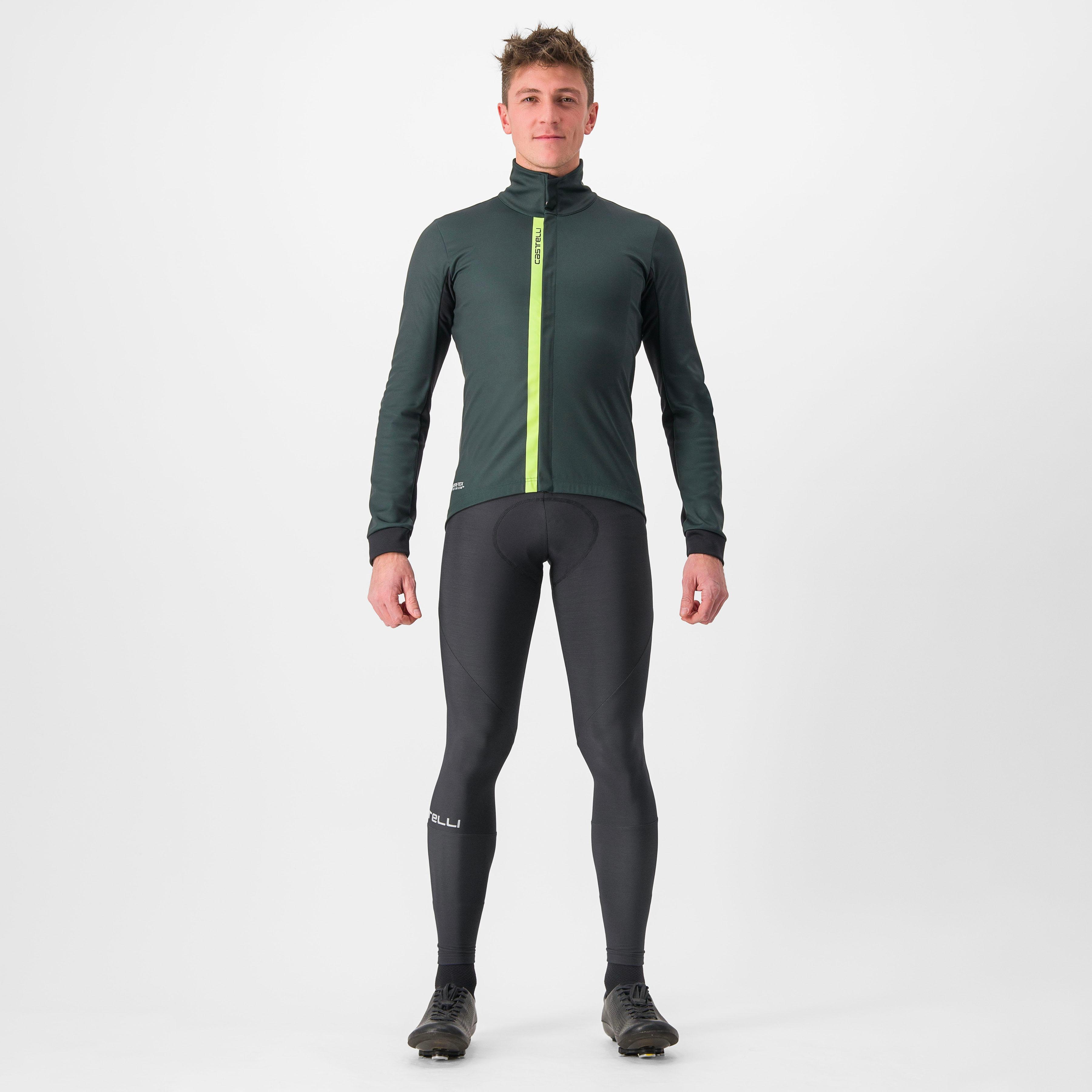 Entrata jacket - rover green/yellow fluo-light - castelli