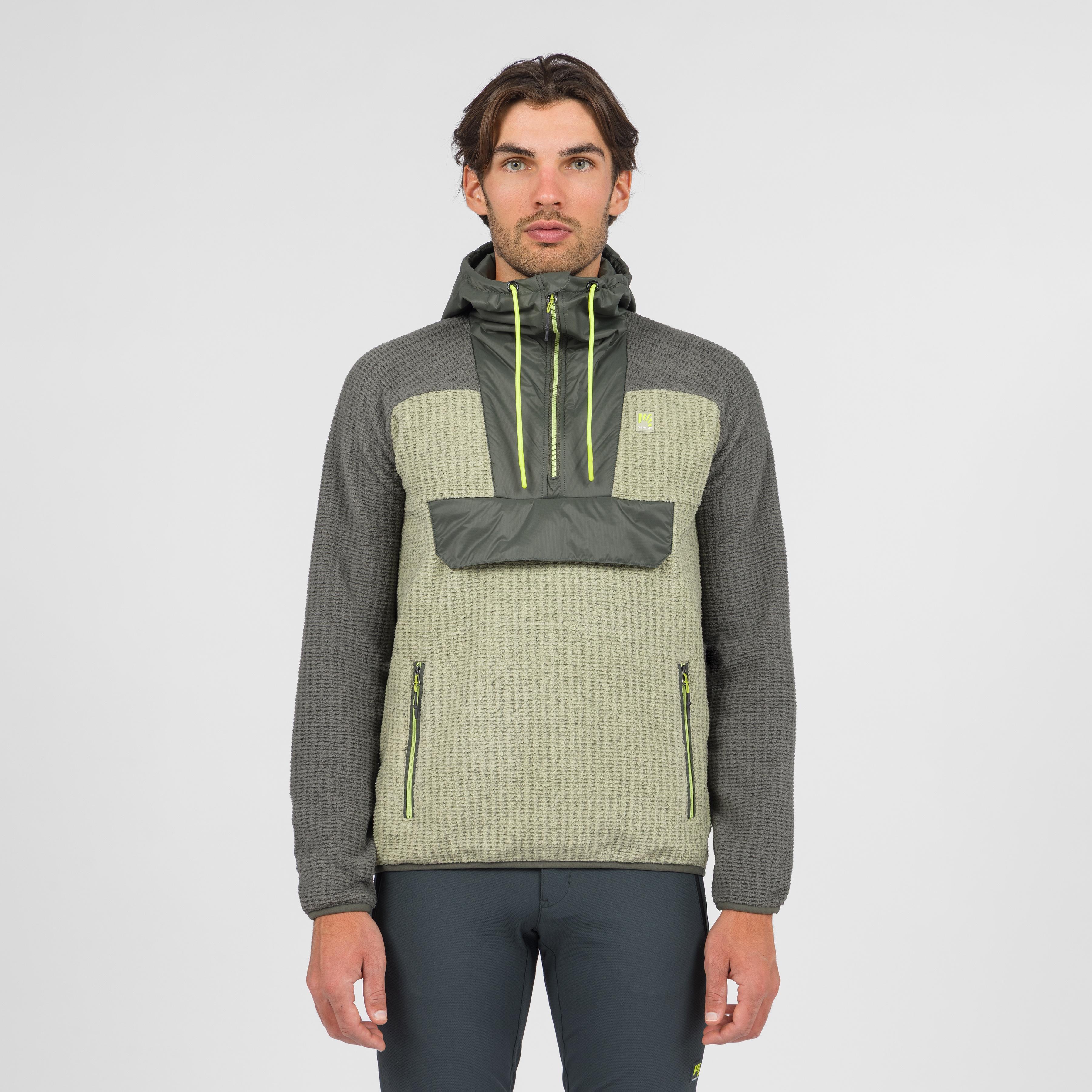 Rocchetta vogue hoodie half zip fleece - tea/castor/kambaba - karpos