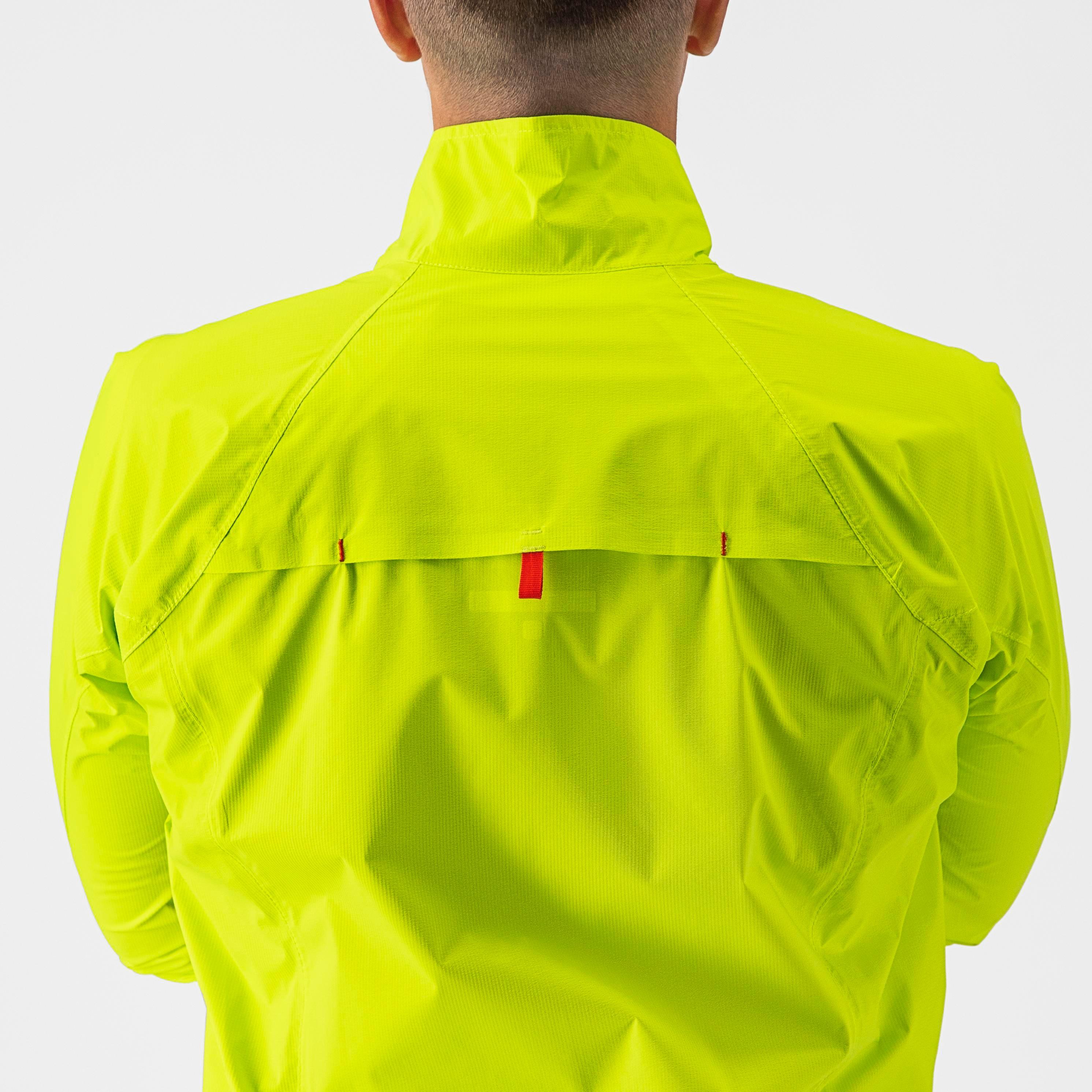 Emergency 2 rain jacket - electric lime - castelli