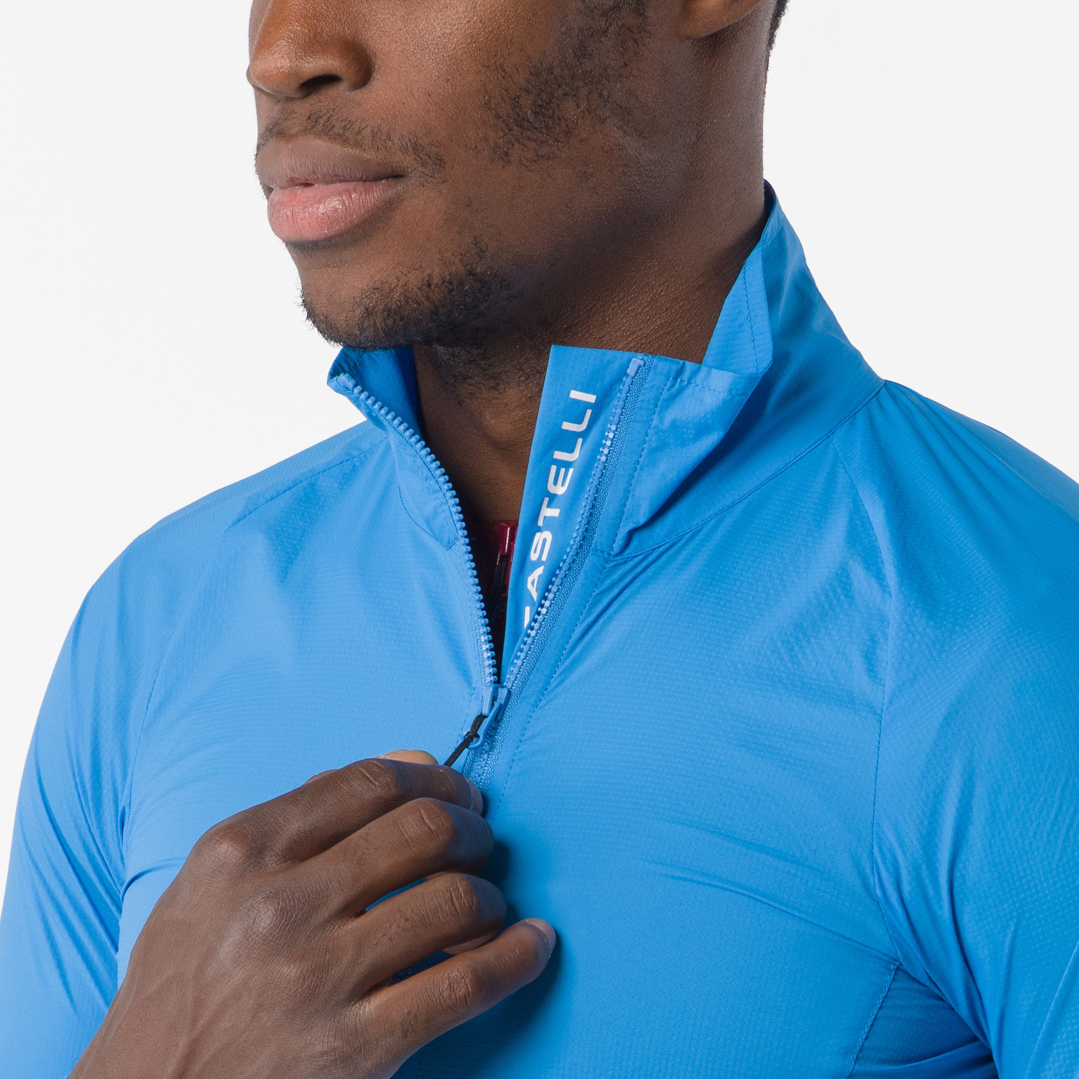 Transition air jacket - blue circuit - castelli