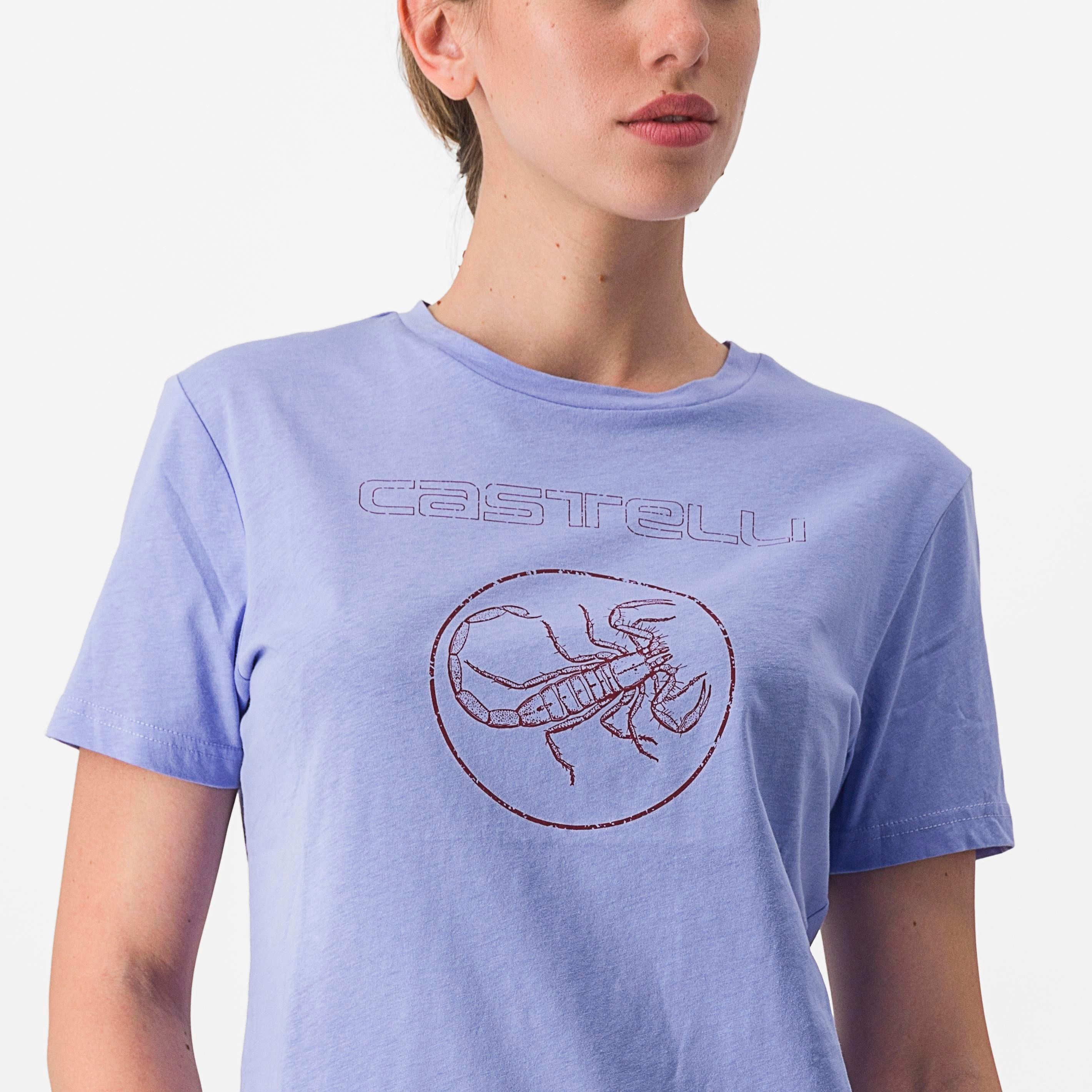 Pedalare tee - violet mist/heather - castelli