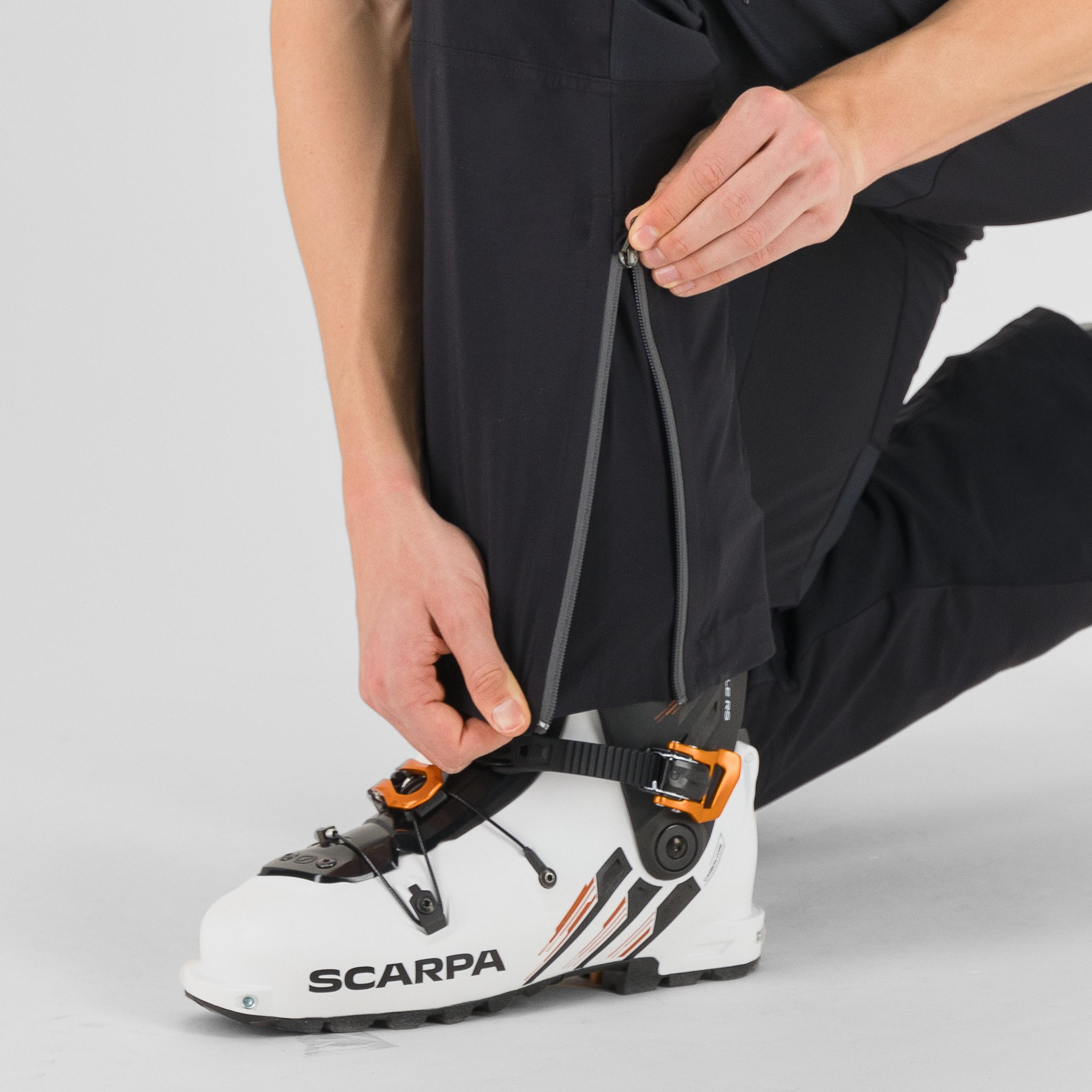 Schiara evo pant - black dark grey - karpos