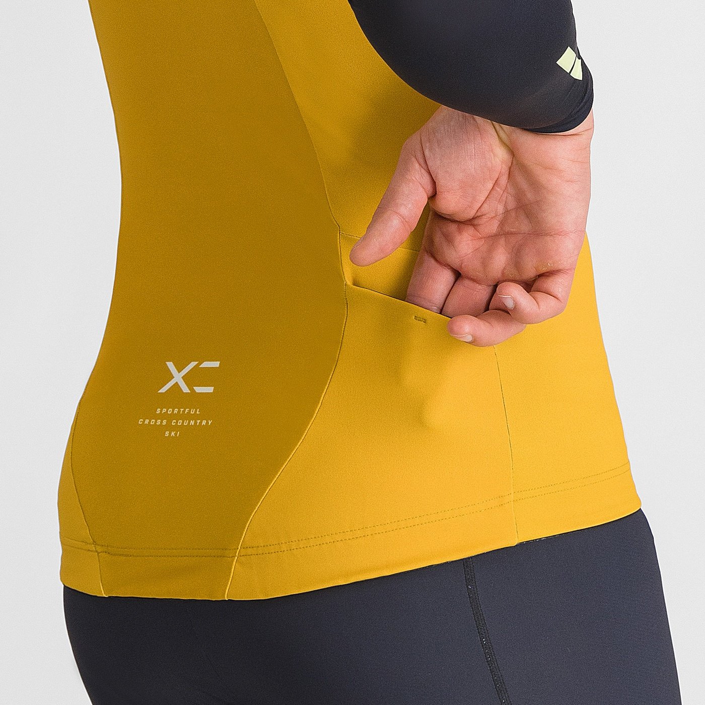 Squadra jersey - wood yellow/black - sportful