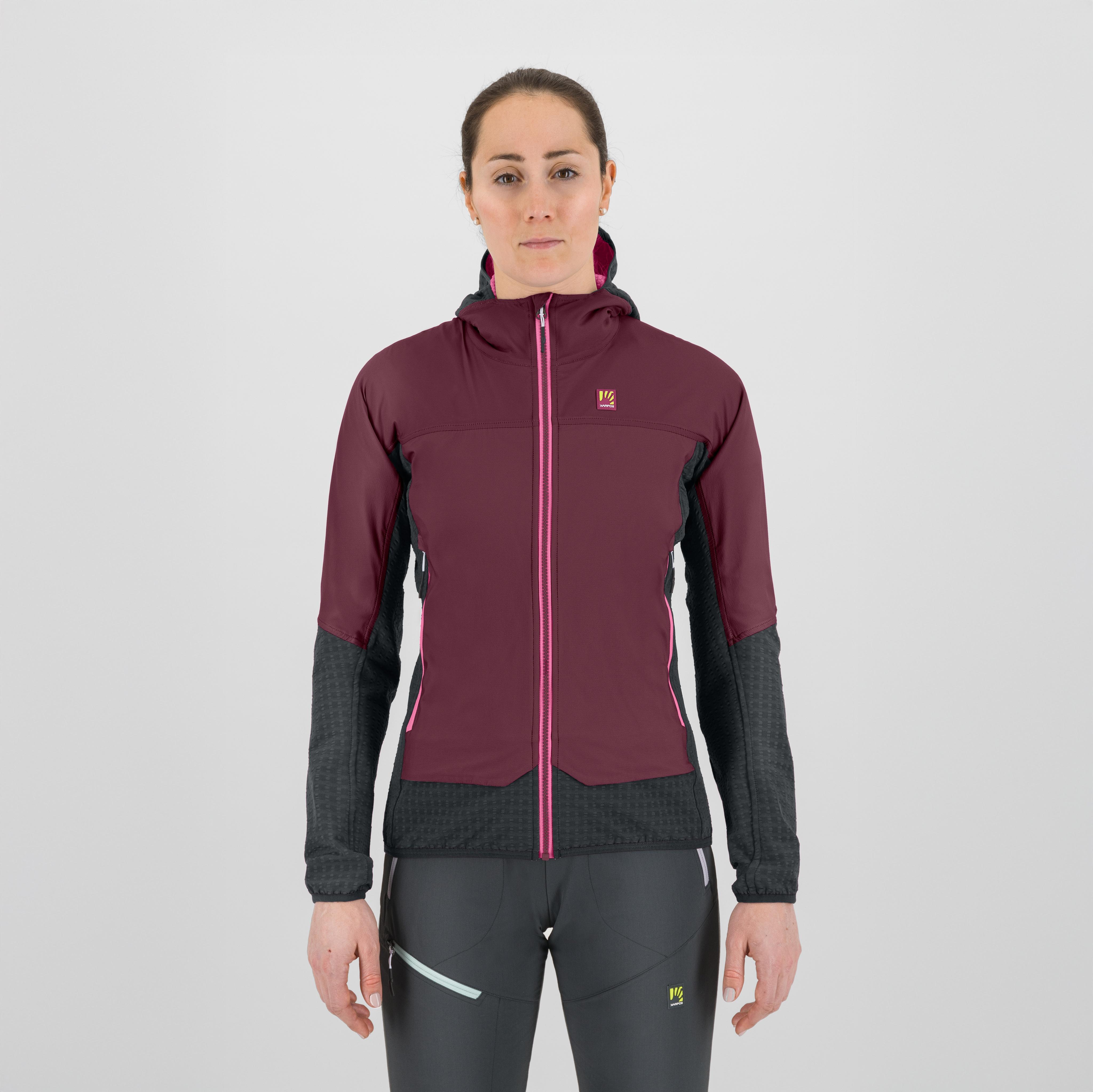 Alagna plus 2.0 w jacket - crimson/woodl.gray - karpos