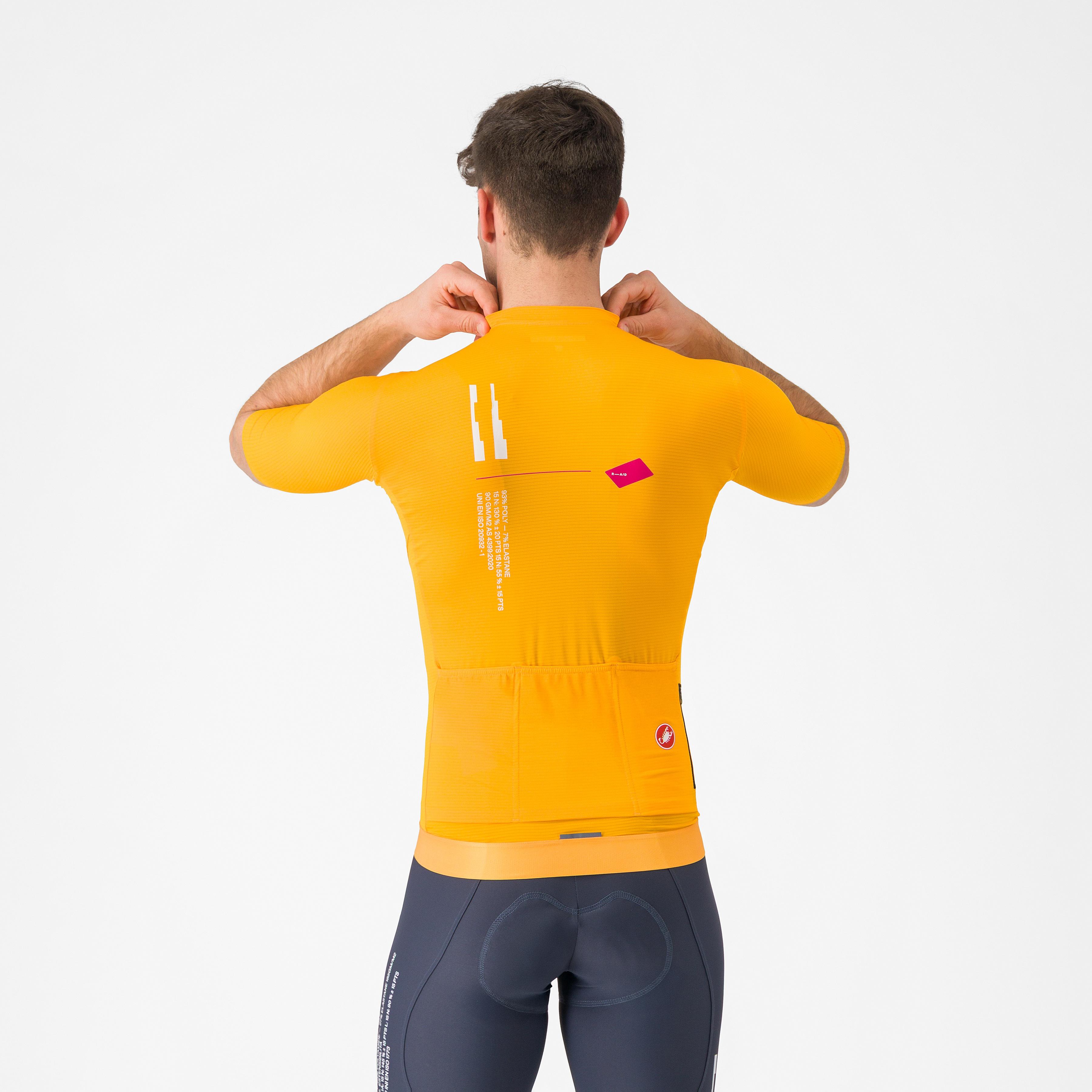 Espresso r-a/d jersey - vivid orange - castelli