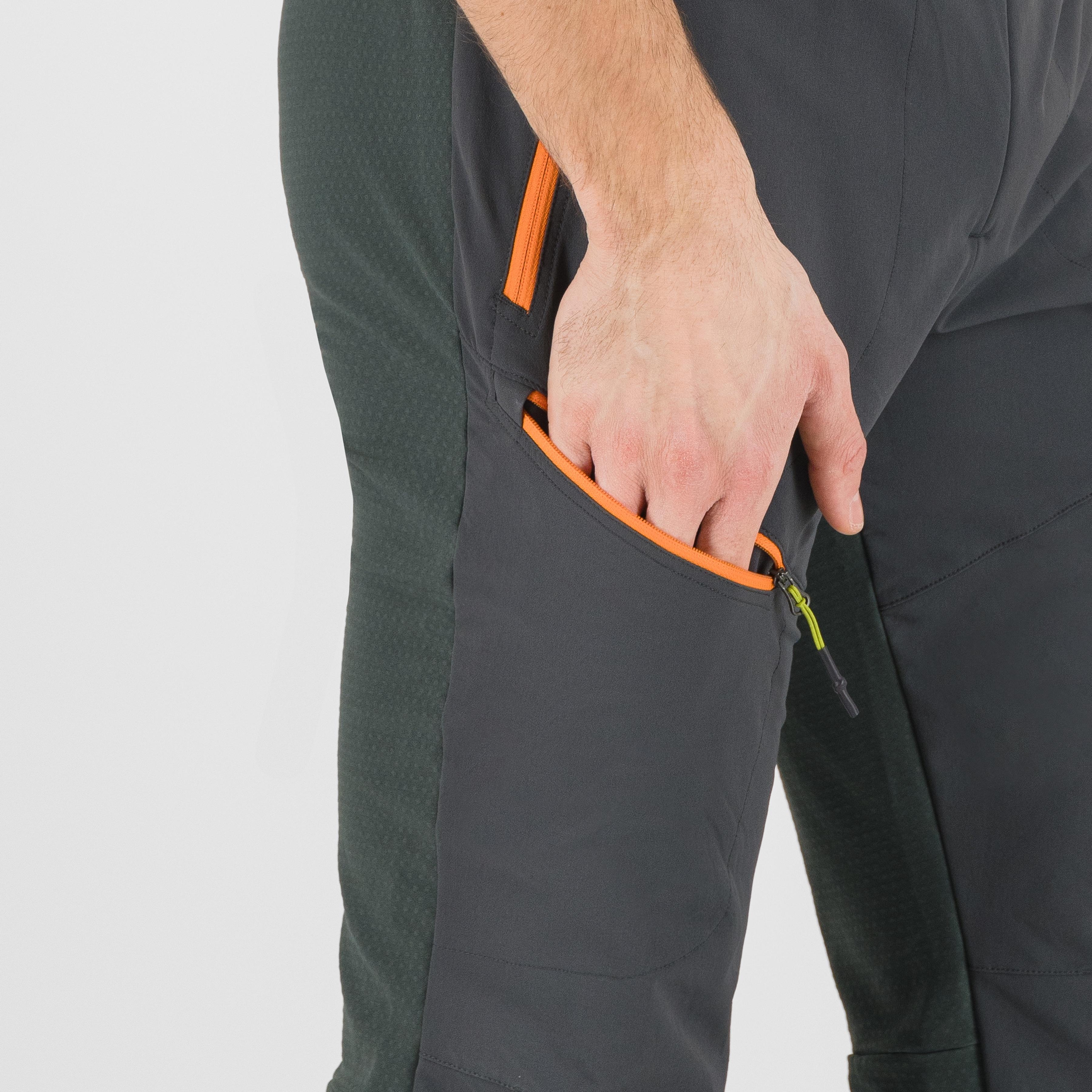 Alagna plus 2.0 pants - woodl.gray/vibr.orange - karpos