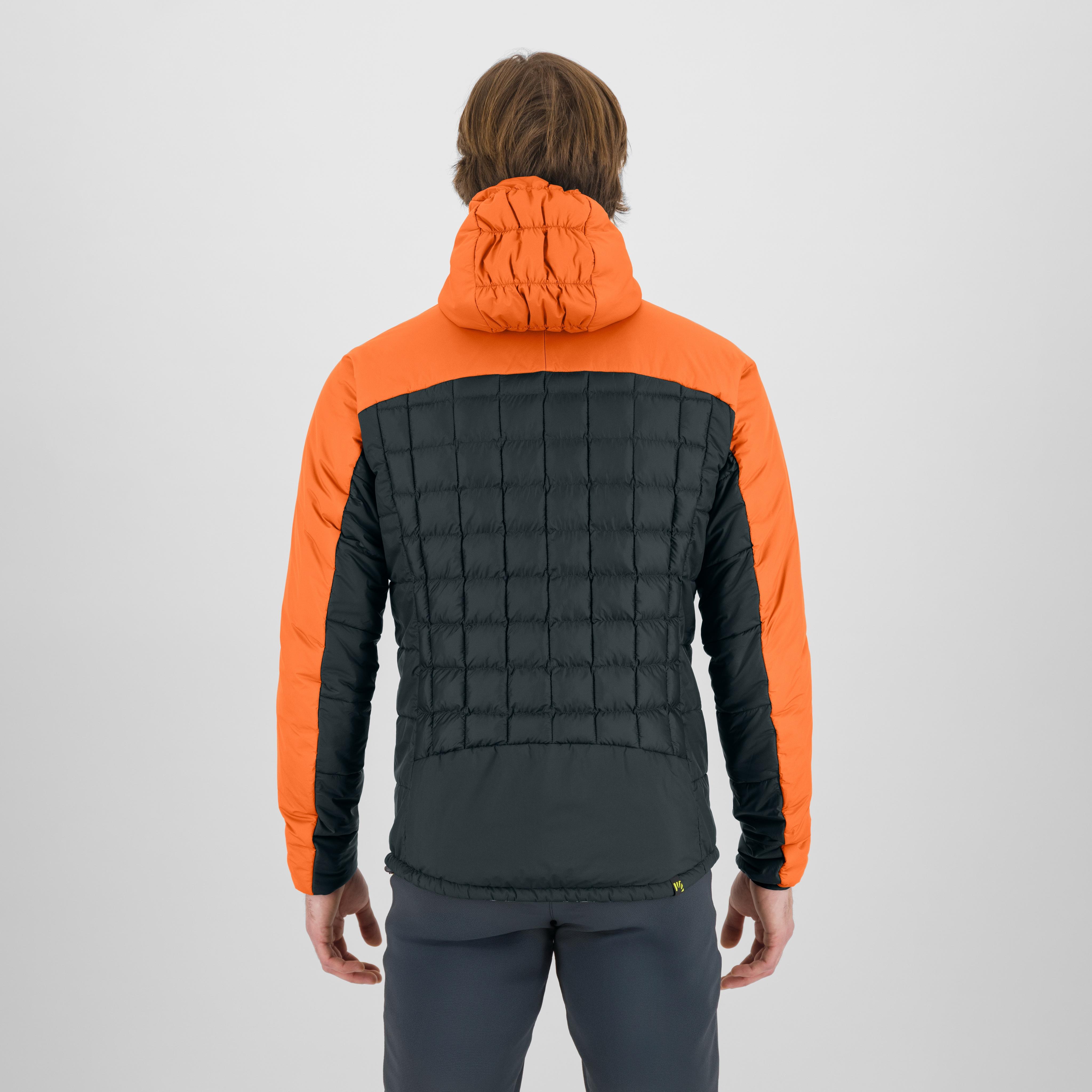 Lastei active plus jacket - woodl.gray/vibr.orange - karpos