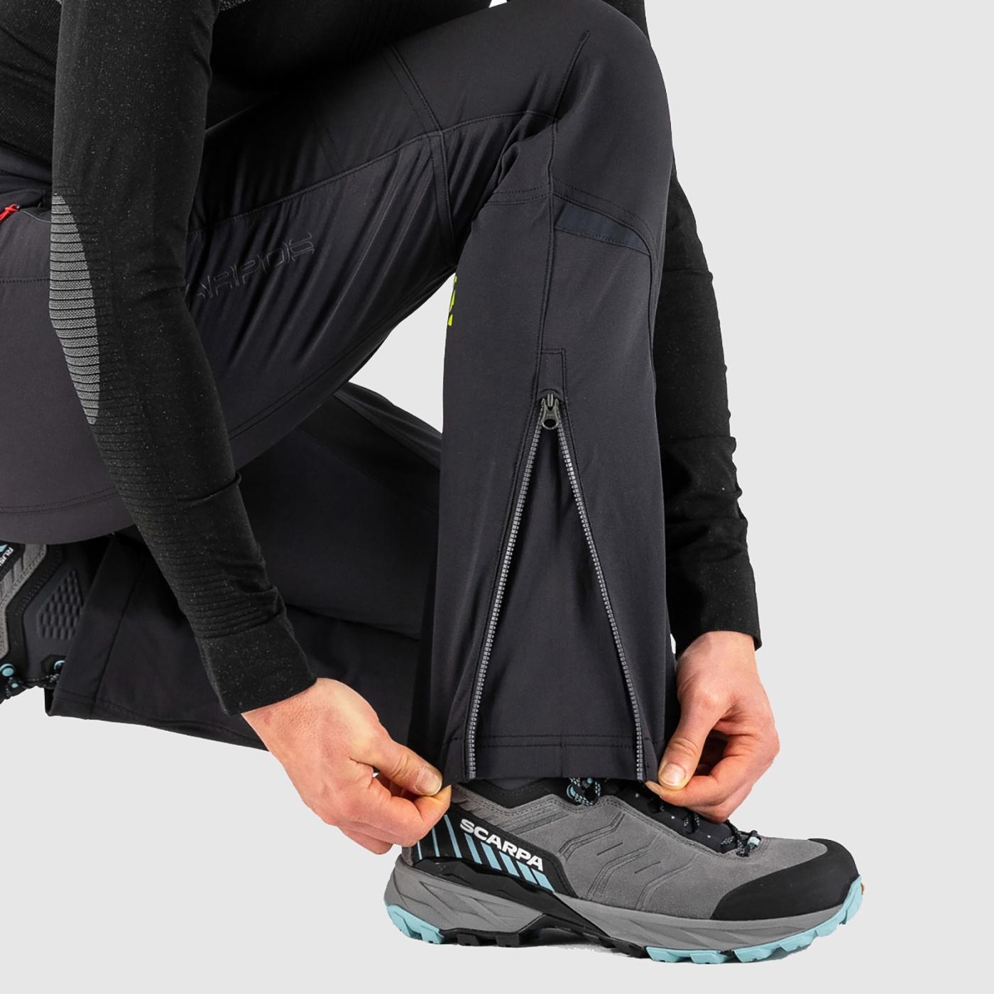 Cevedale evo w pant - black dark grey - karpos
