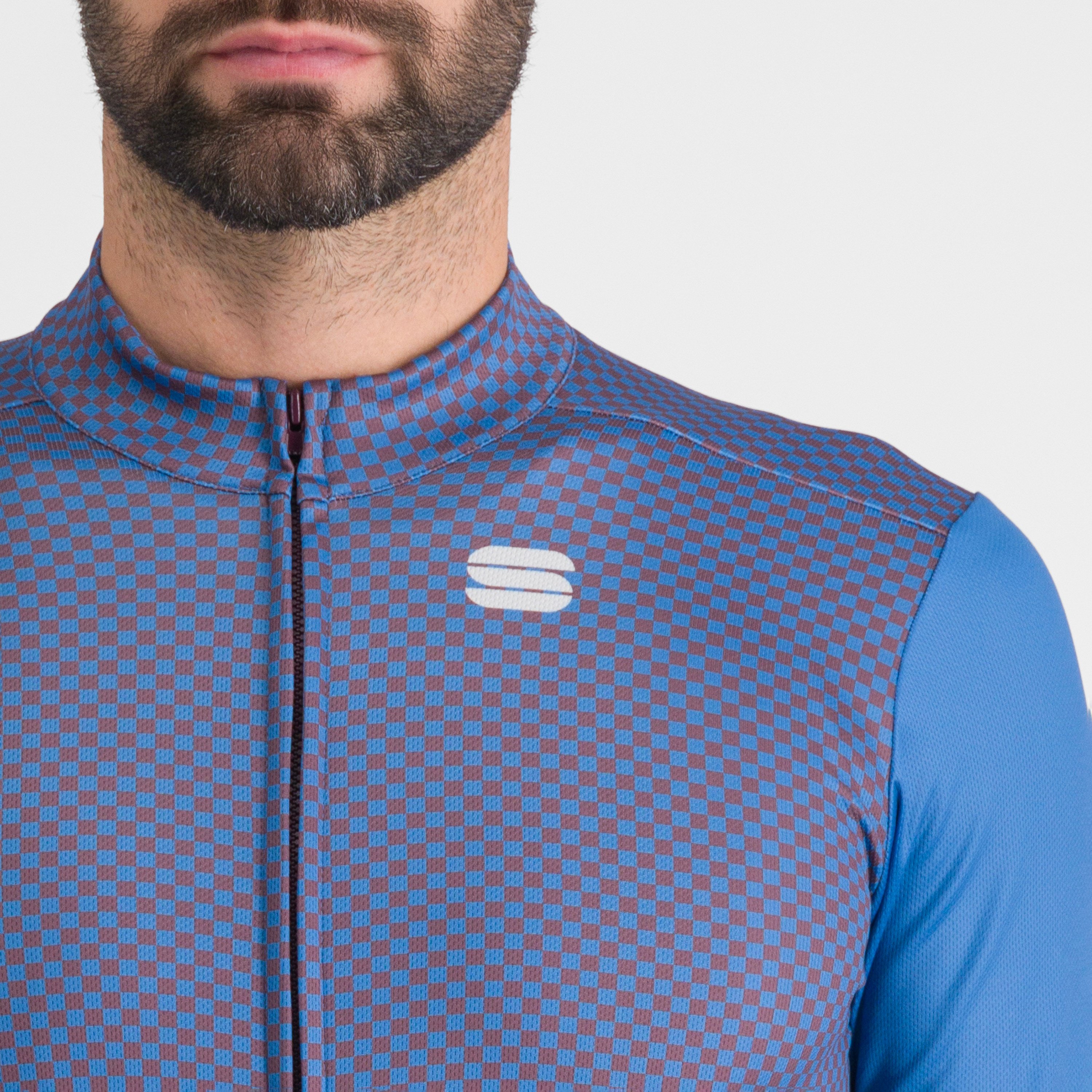 Checkmate thermal jersey - blue denim huckleberry - sportful