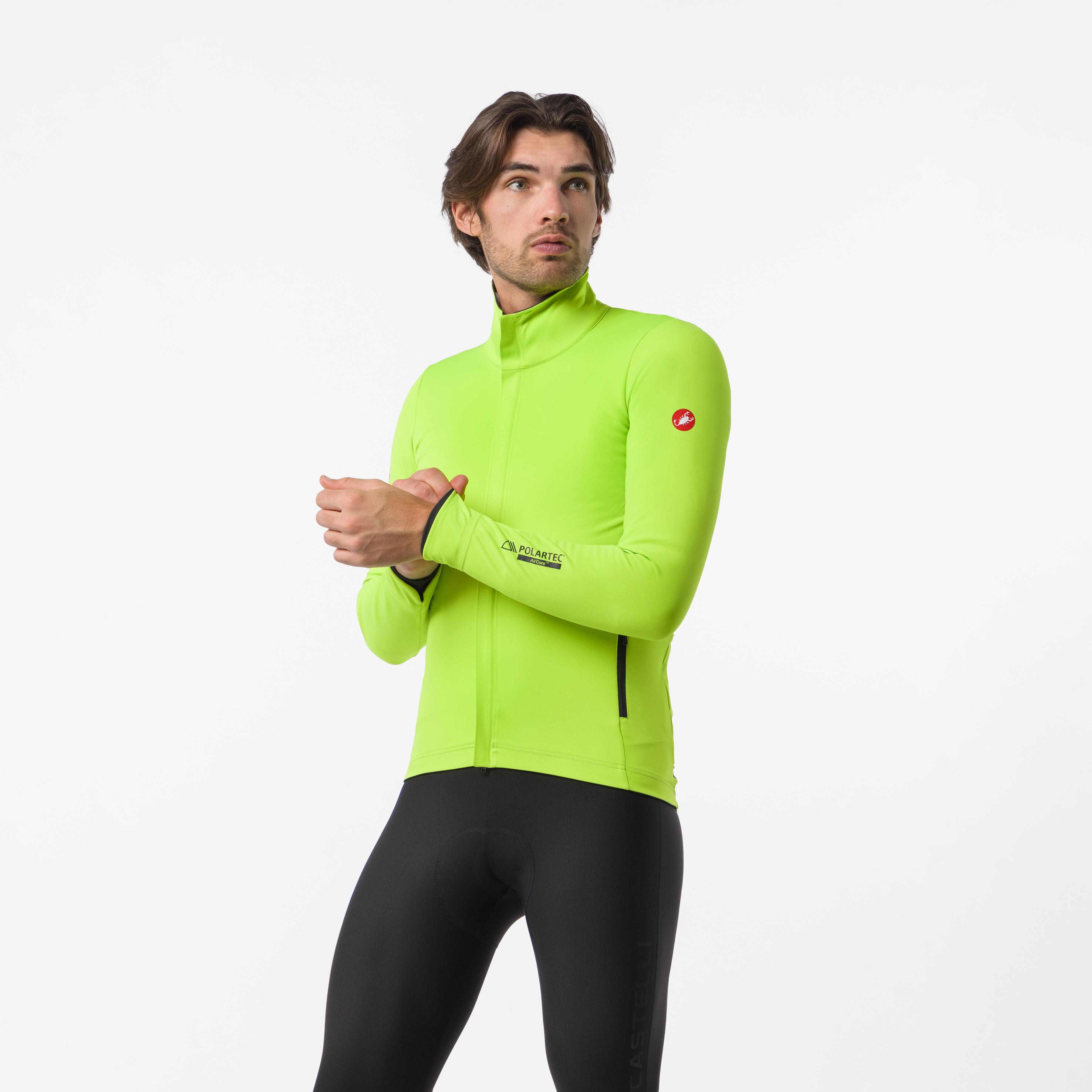 Alpha 150 jacket - electric lime/black - castelli
