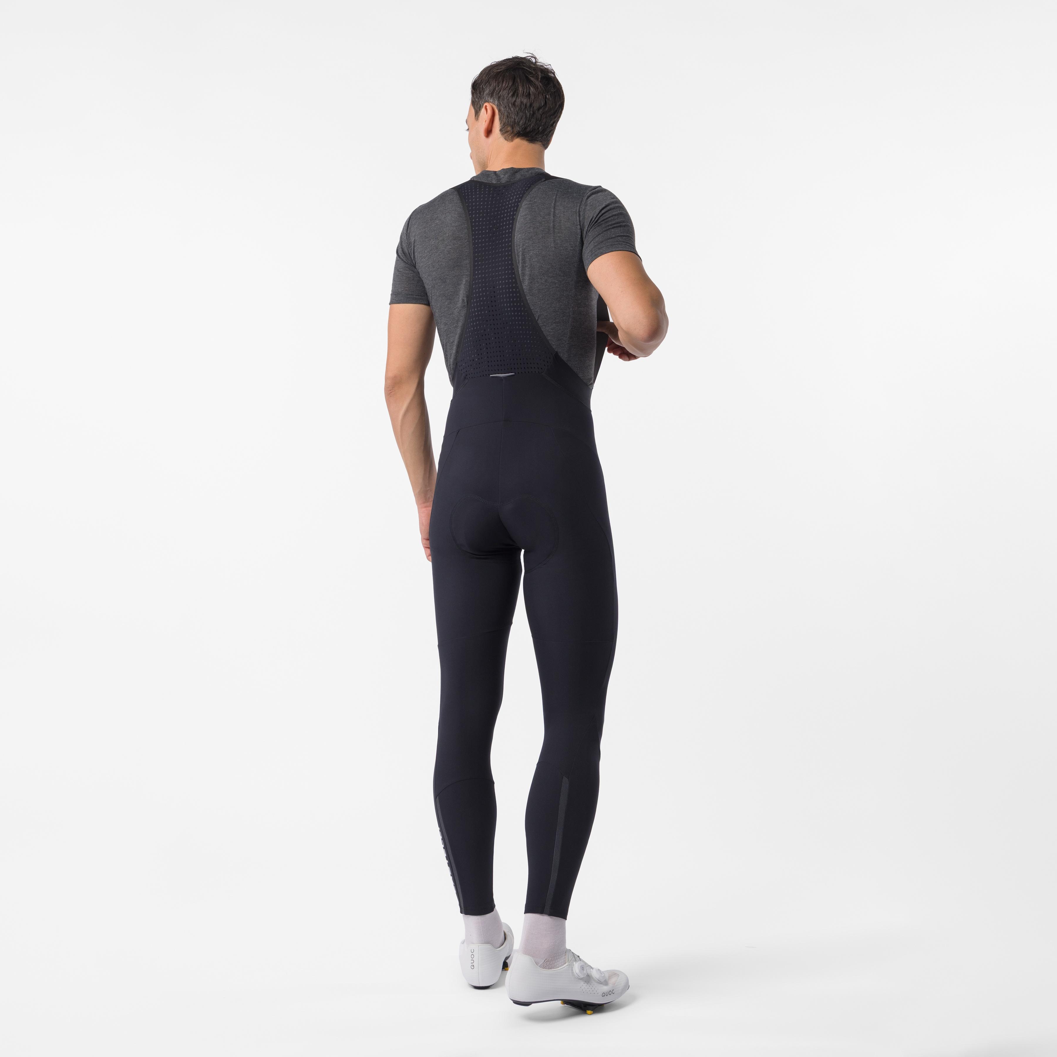 Thermowoven bibtight - black - castelli