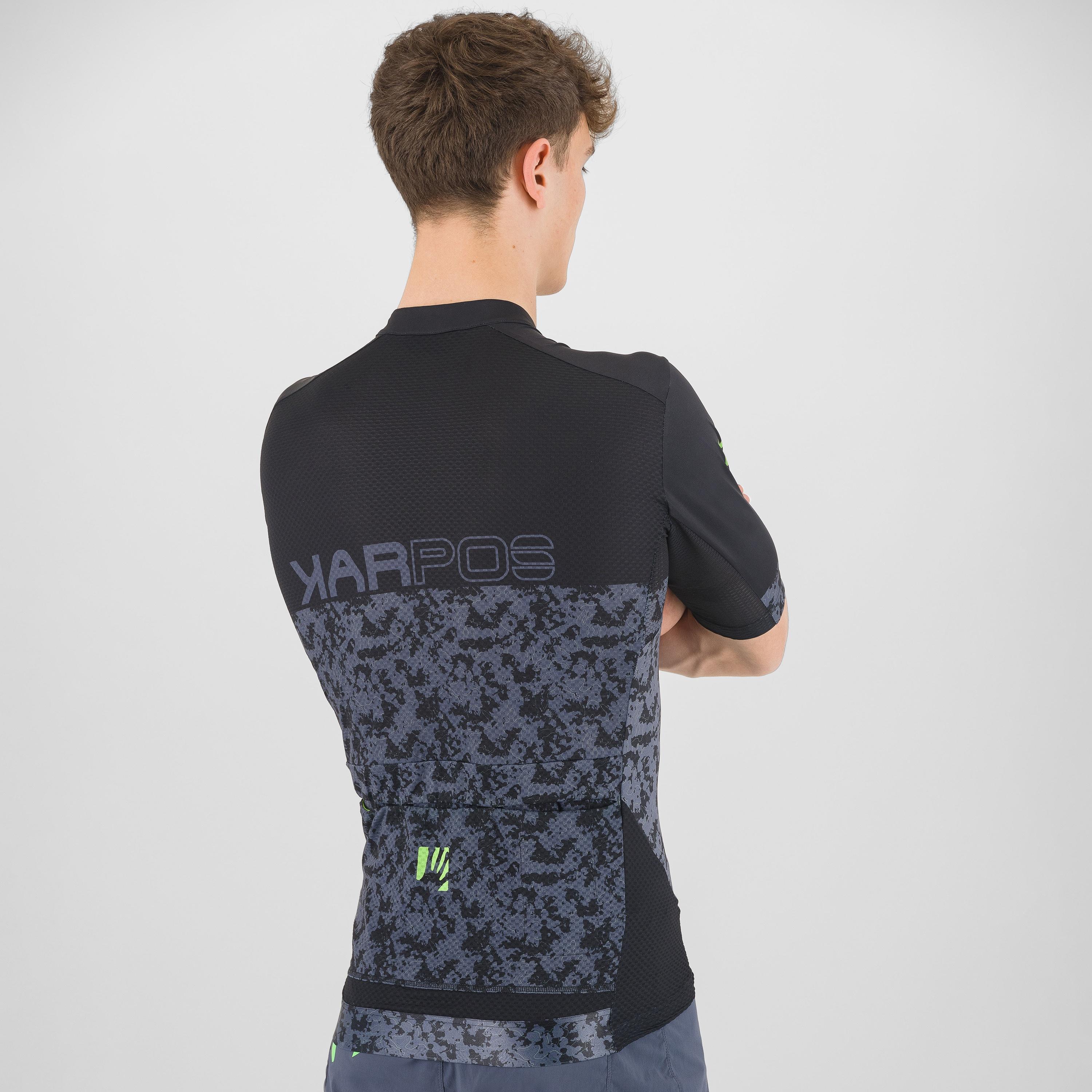 Jump jersey - black/ombre blue/green fluo - karpos