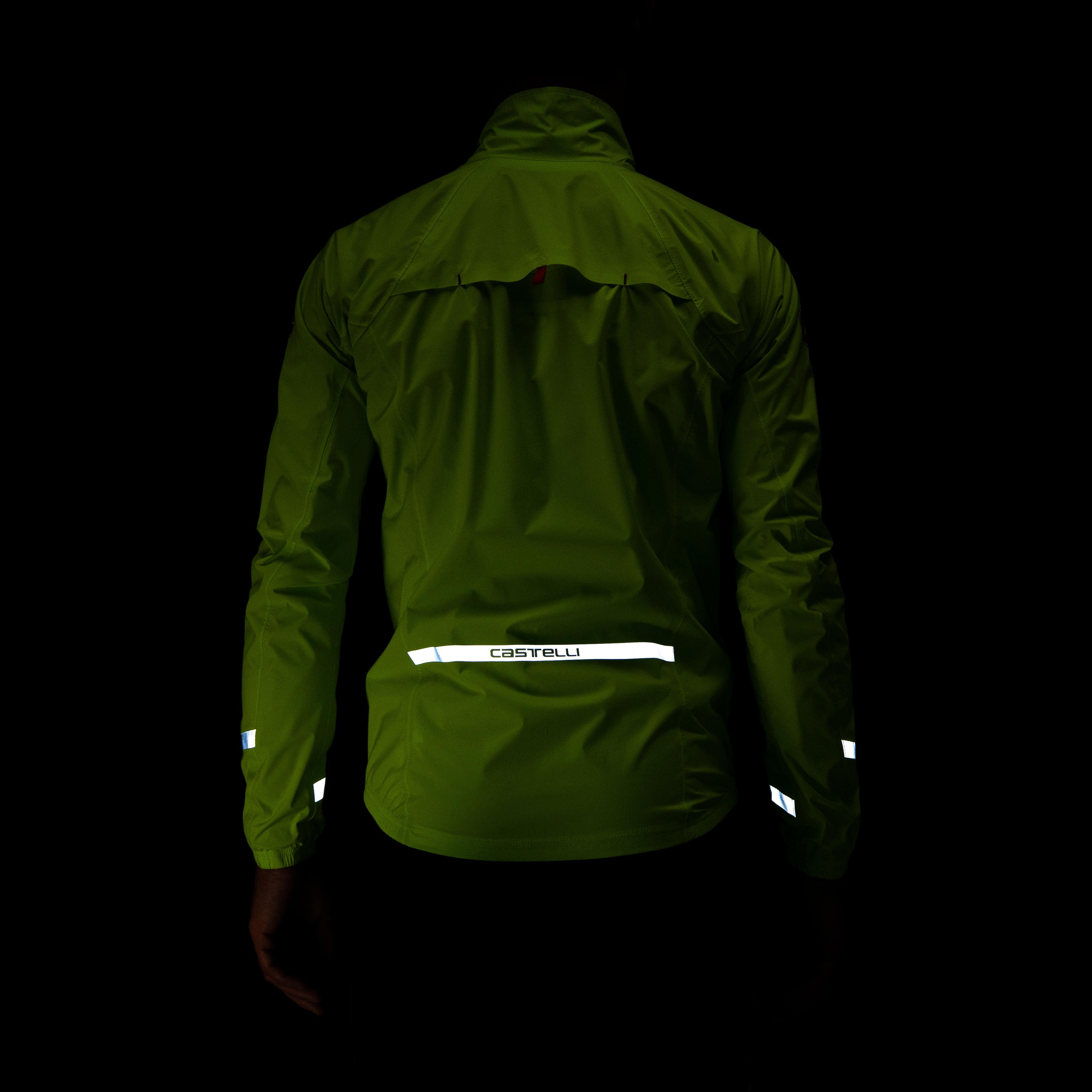 Emergency 2 rain jacket - electric lime - castelli