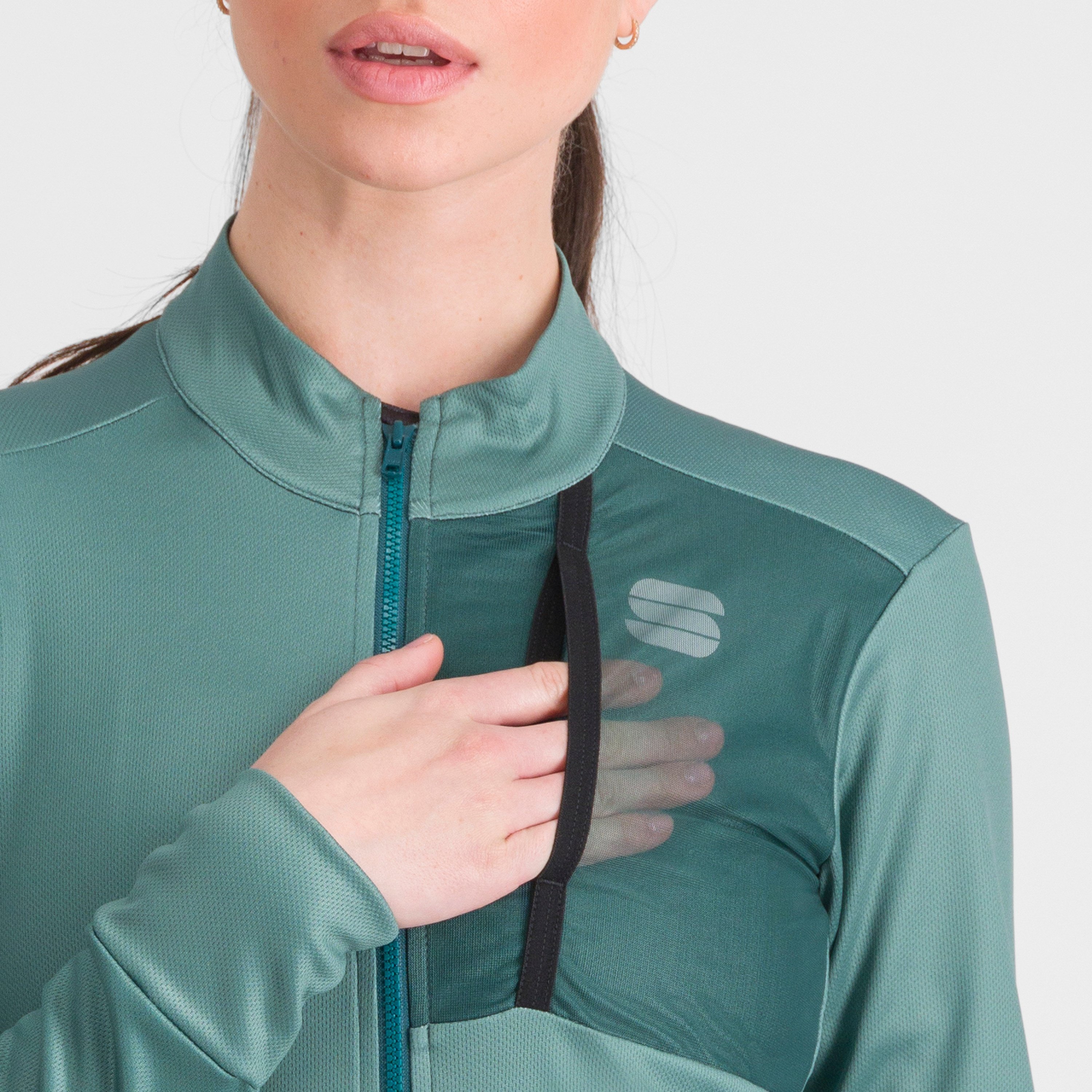 Supergiara woman thermal jersey - shrub green - sportful