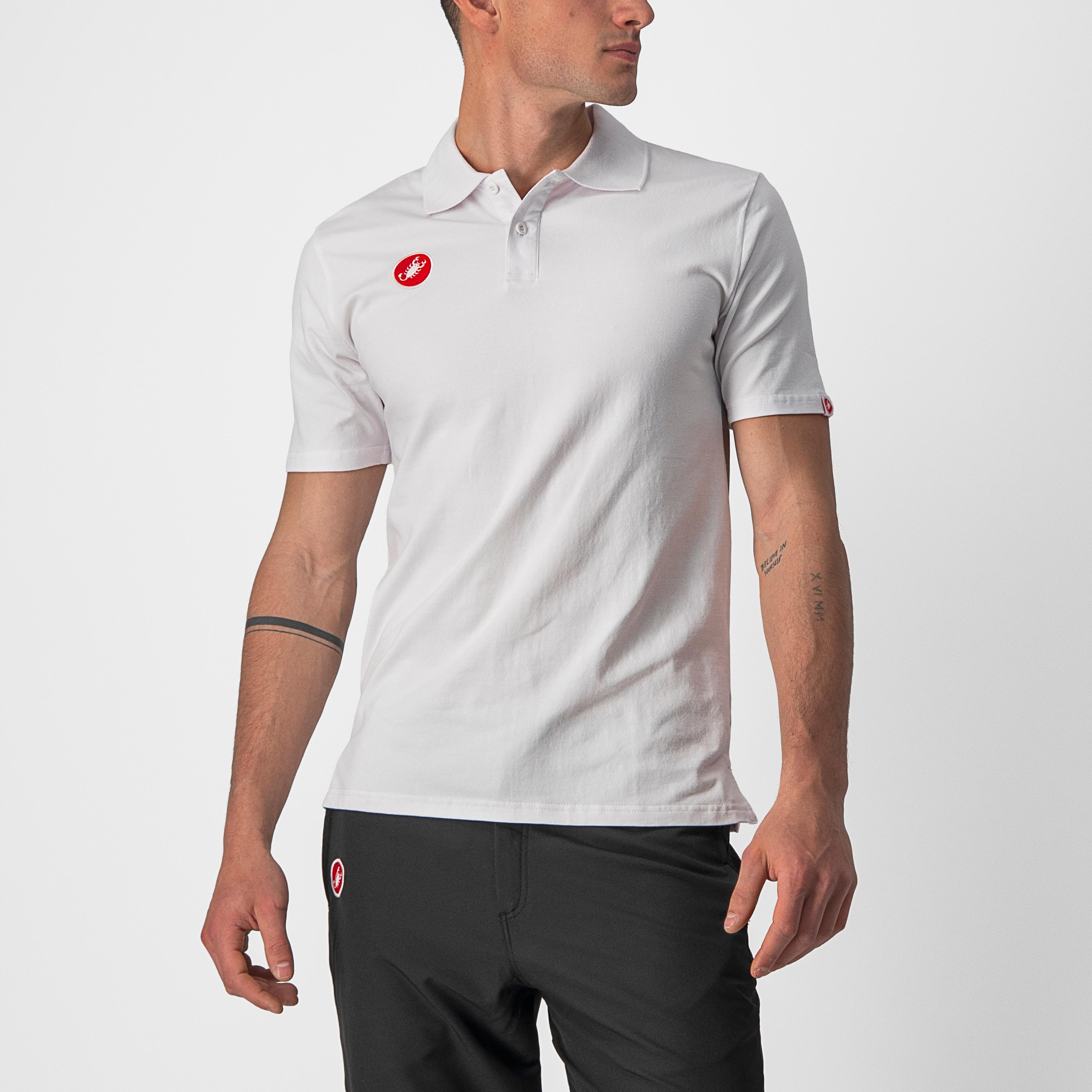 Race day polo - white - castelli