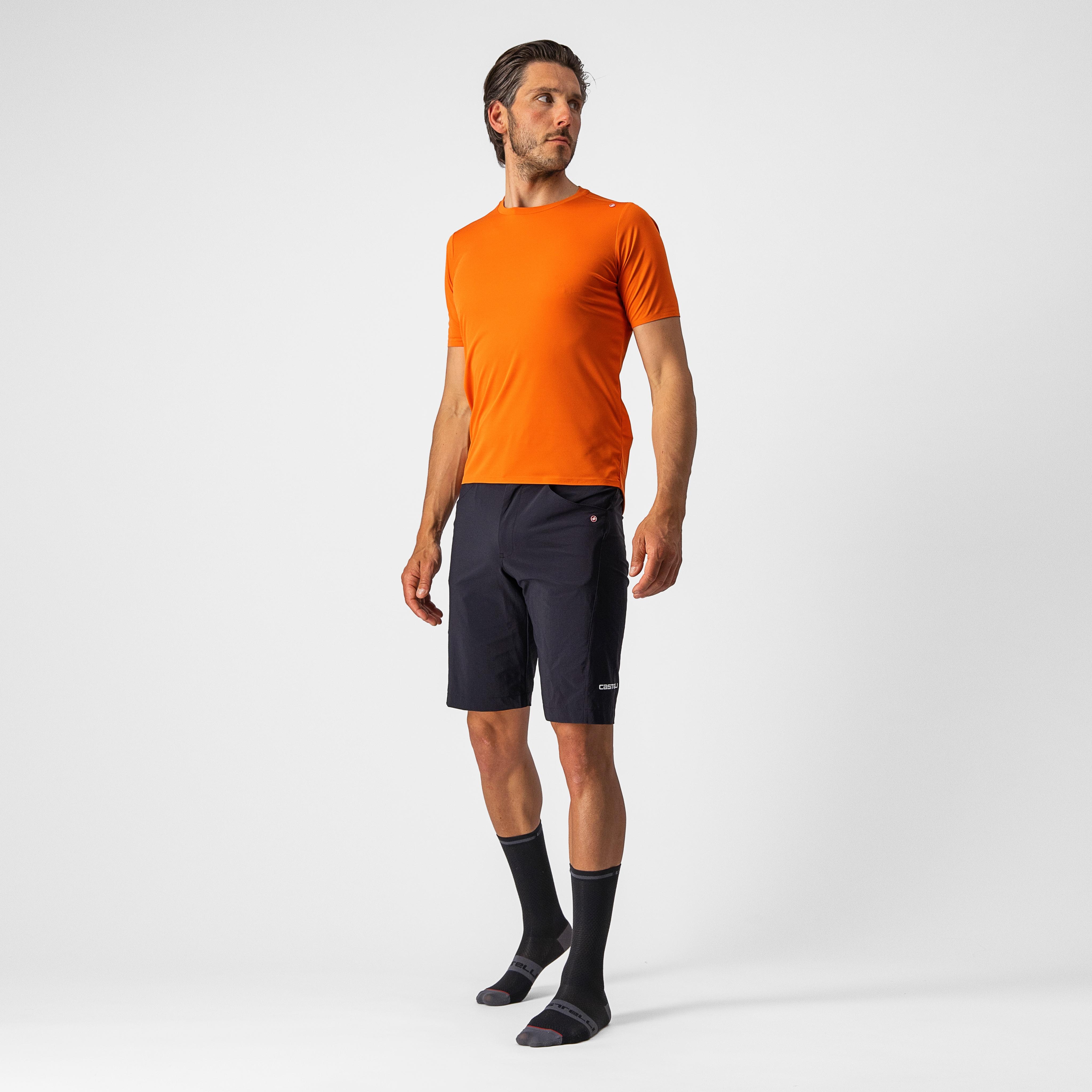Tech 2 tee - orange rust - castelli