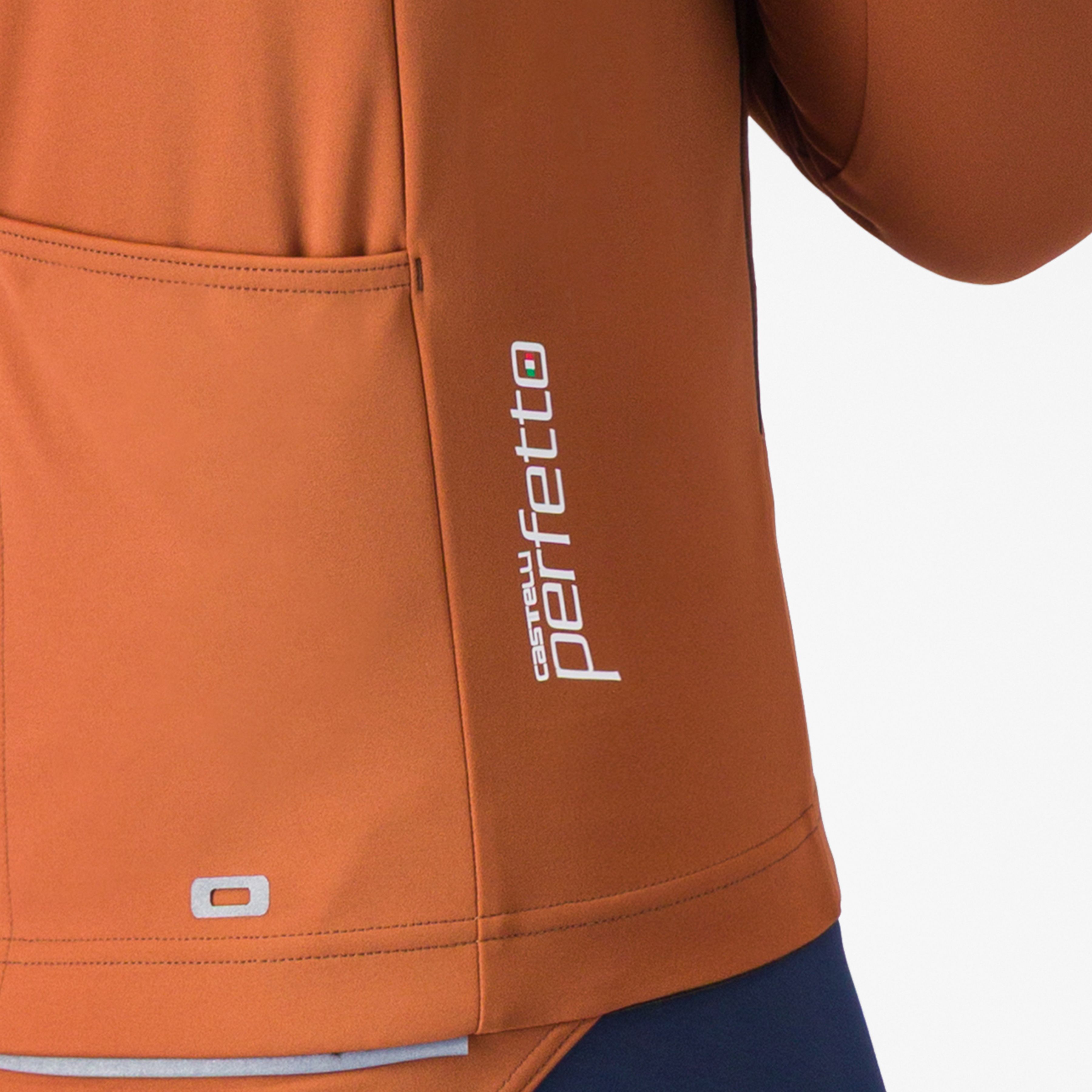 Perfetto ros 3 jacket - mocha/black reflex - castelli