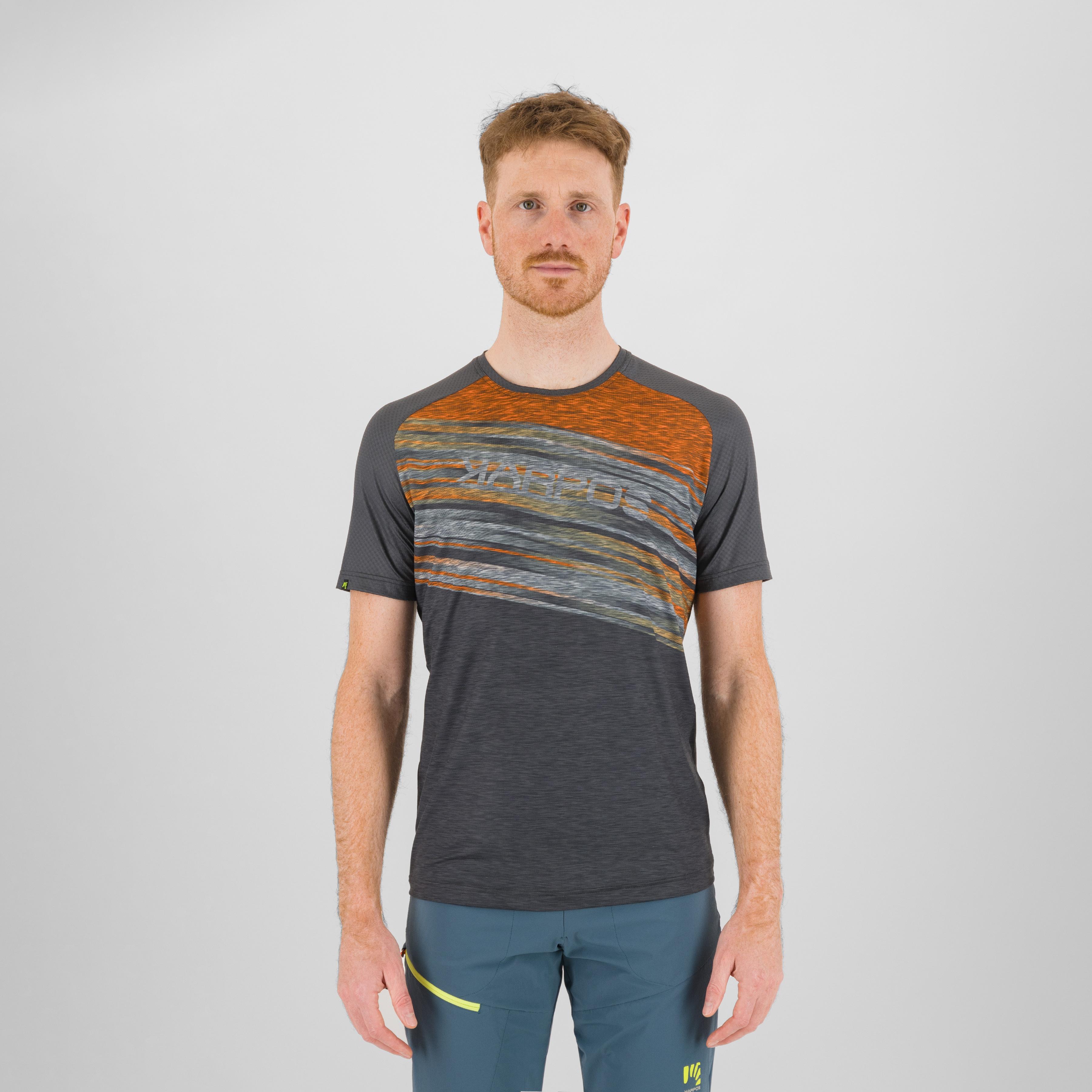 Croda rossa evo jersey - woodl.gray/orange - karpos